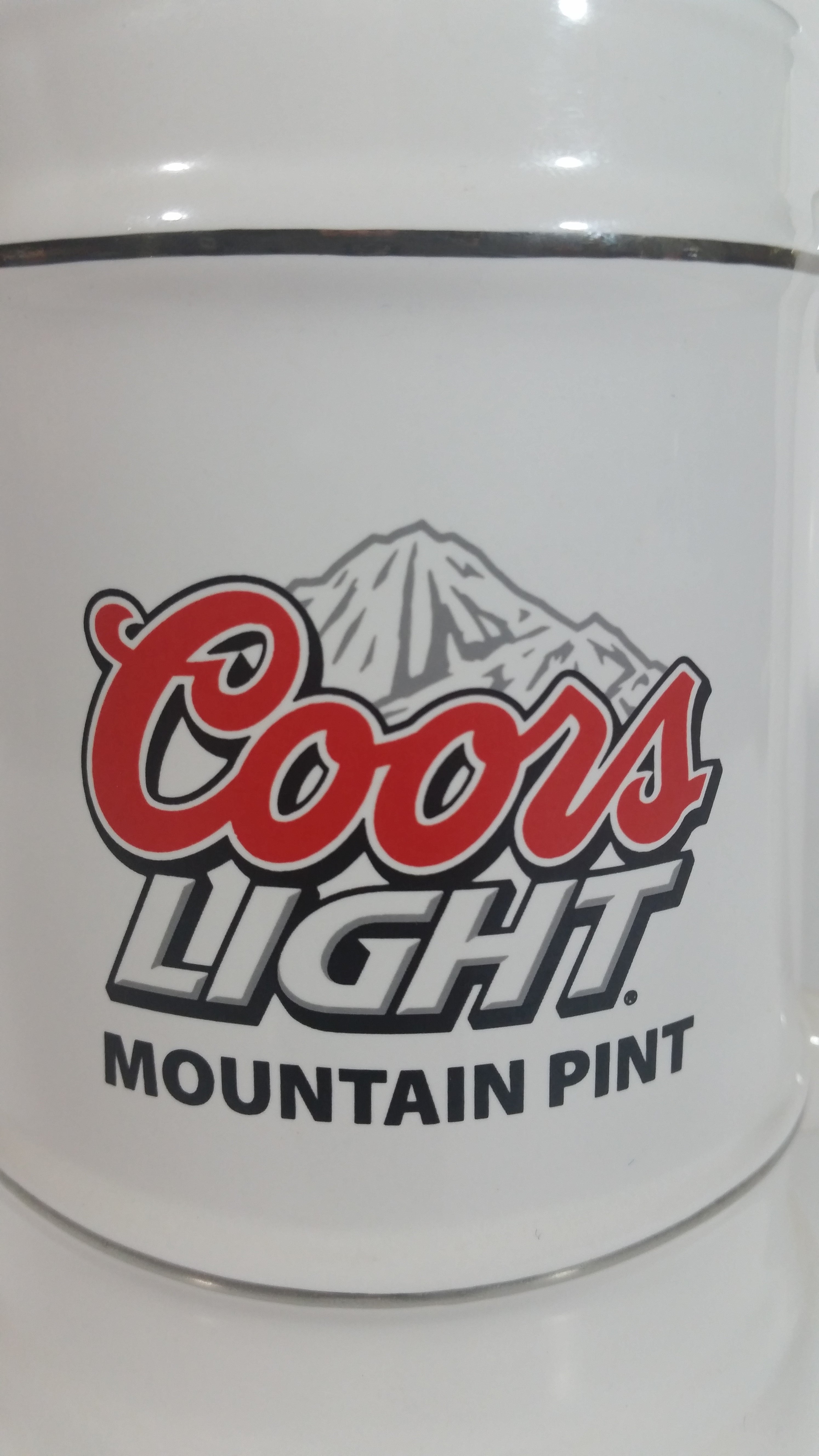 Coors Light Beer Mountain Pint 6" Tall Stein Mug Breweriana Collectible Drinkware 9