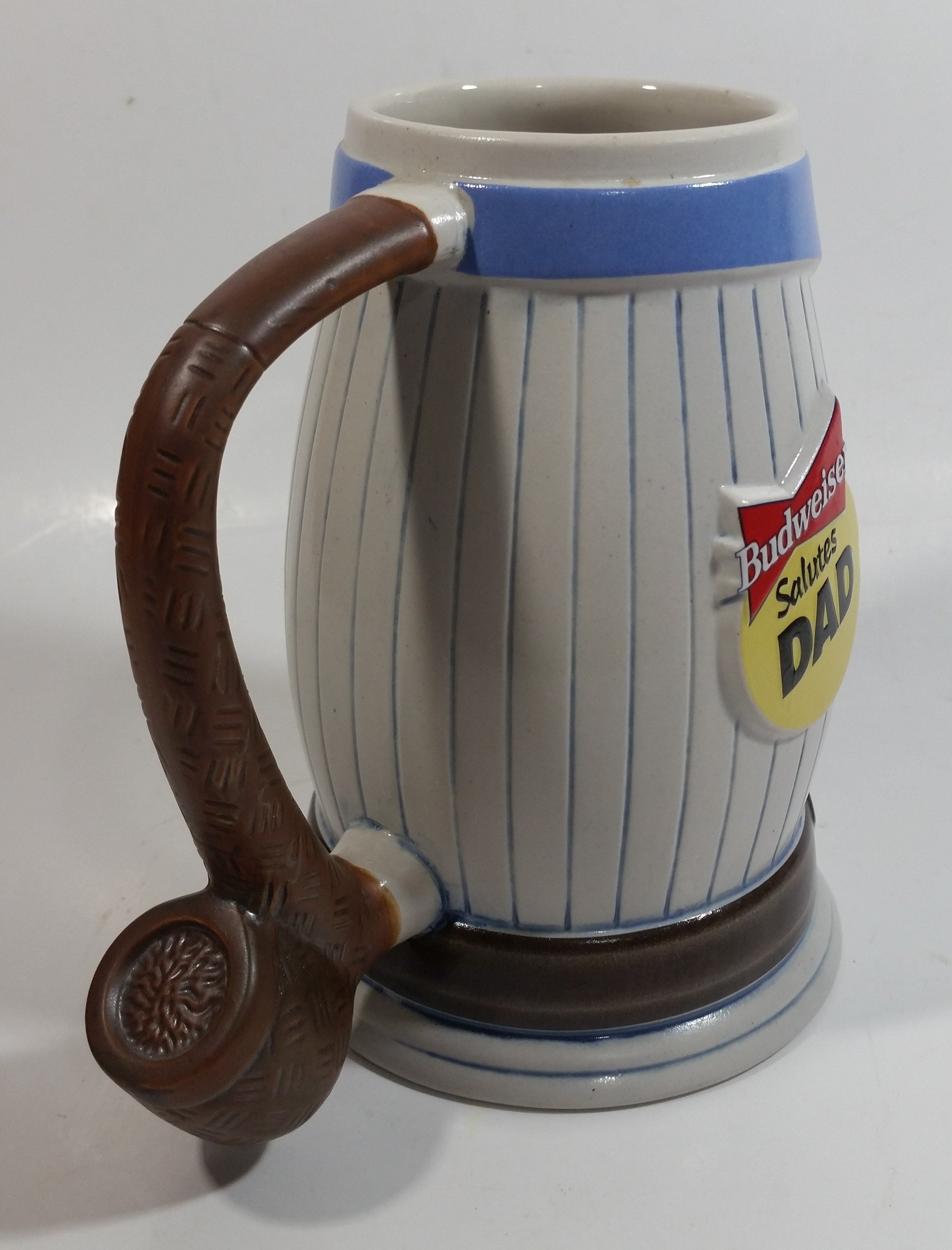 1996 Anheuser-Busch Budweiser Salutes Dad "For All You Do, This Bud's For You!" Ceramic 24 oz Beer Mug CS298 8