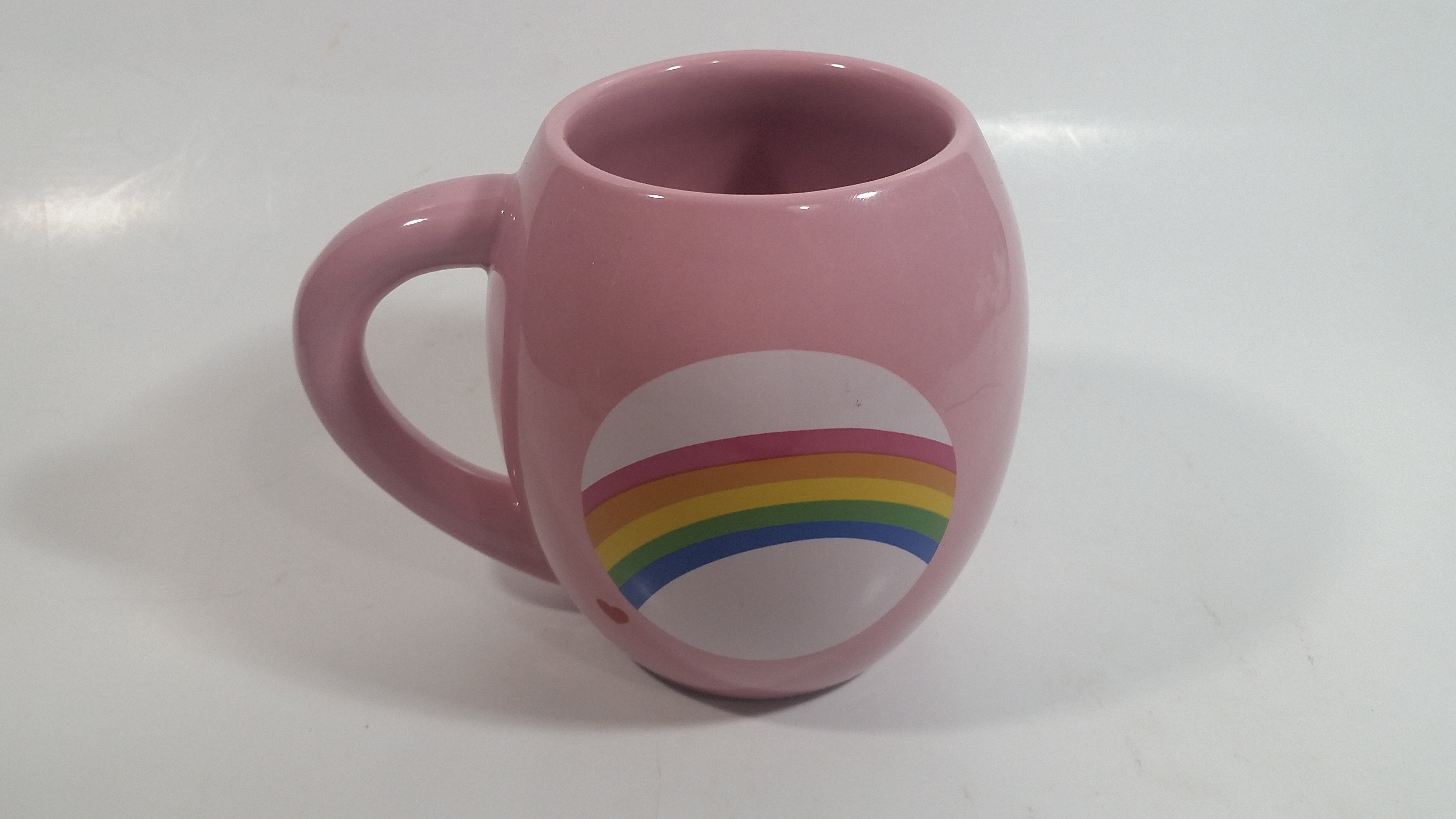 2016 TCFC Those Characters From Cleveland Care Bears Cheer Bear Rainbow Pink Oversized Coffee Mug Cup Cartoon Collectible 12