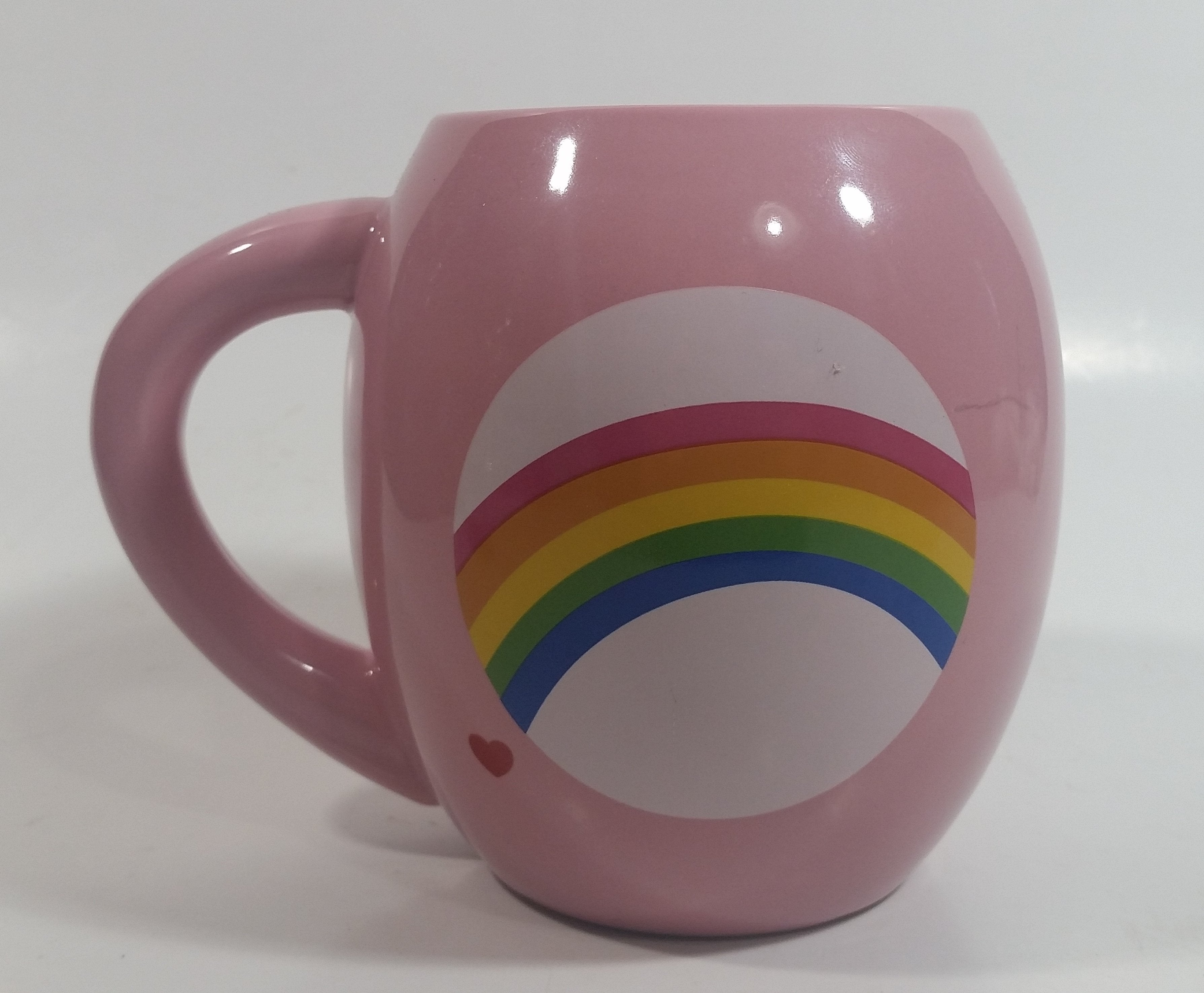 2016 TCFC Those Characters From Cleveland Care Bears Cheer Bear Rainbow Pink Oversized Coffee Mug Cup Cartoon Collectible 1