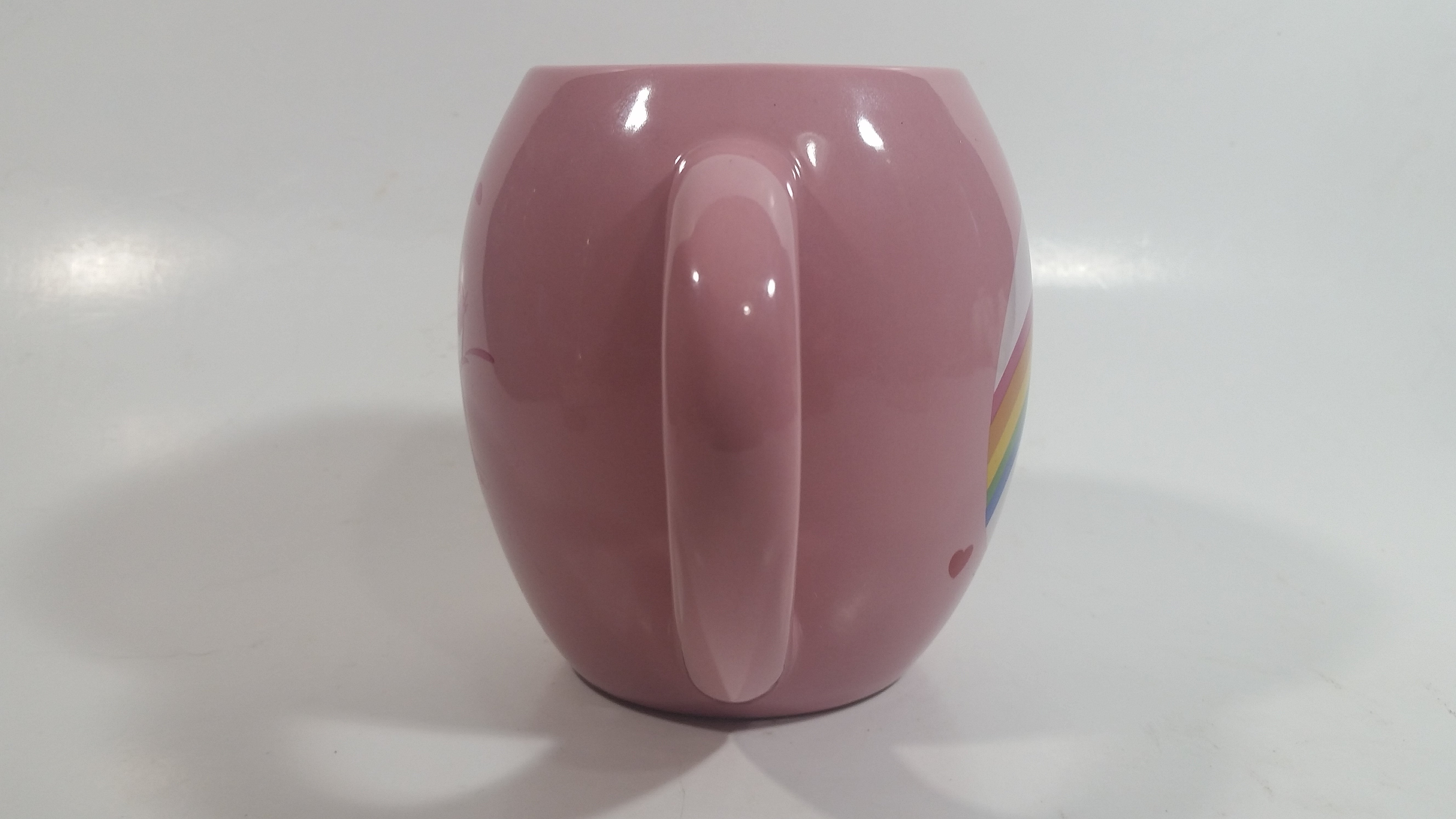 2016 TCFC Those Characters From Cleveland Care Bears Cheer Bear Rainbow Pink Oversized Coffee Mug Cup Cartoon Collectible 3