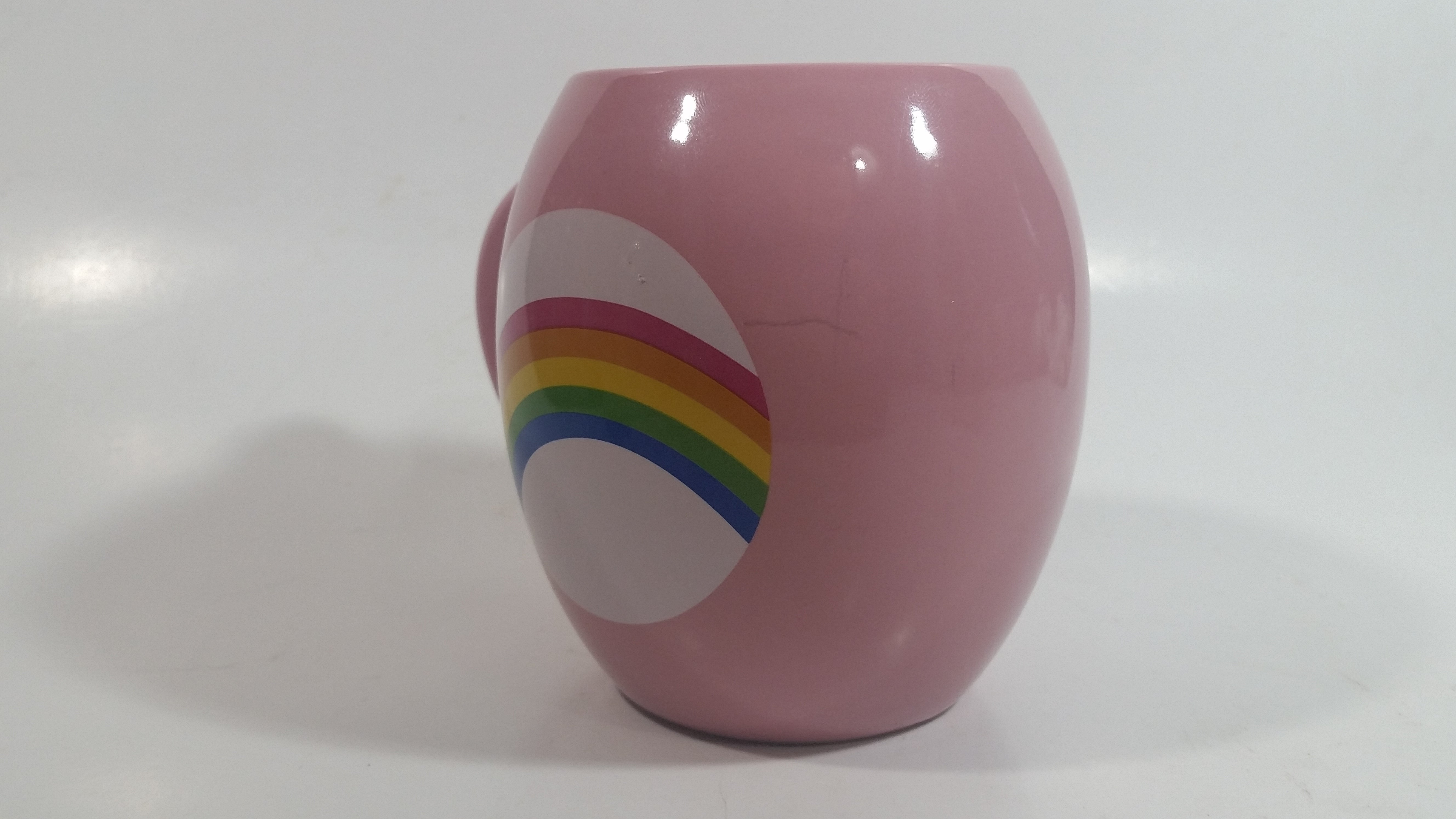 2016 TCFC Those Characters From Cleveland Care Bears Cheer Bear Rainbow Pink Oversized Coffee Mug Cup Cartoon Collectible 8