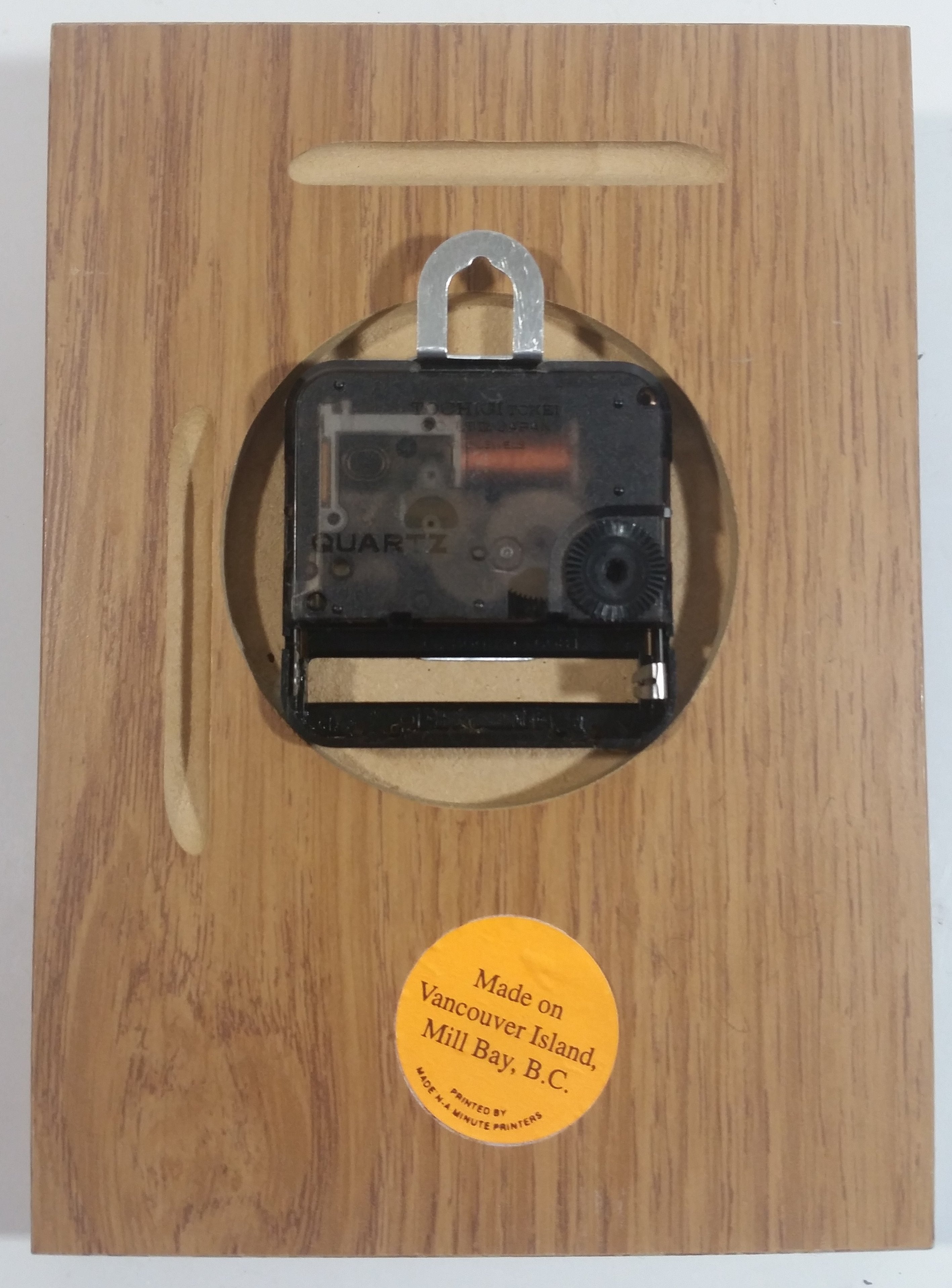 Mill Bay Clock Co. Golfer Golf Golfing Wooden 5" x 7" Clock 4