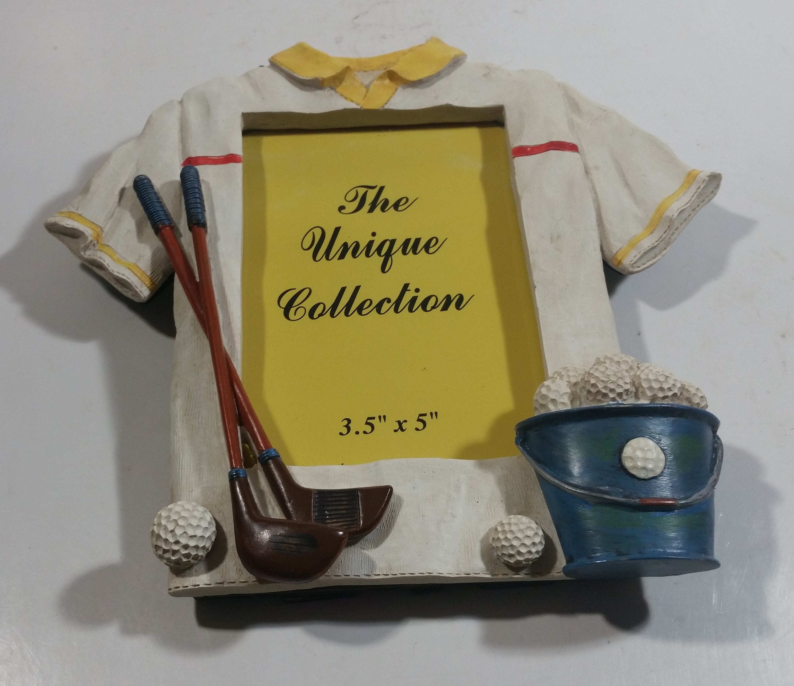 The Unique Collection Golf Golfing Sports Themed 3 1/2" x 5" Resin Picture Photo Frame 2