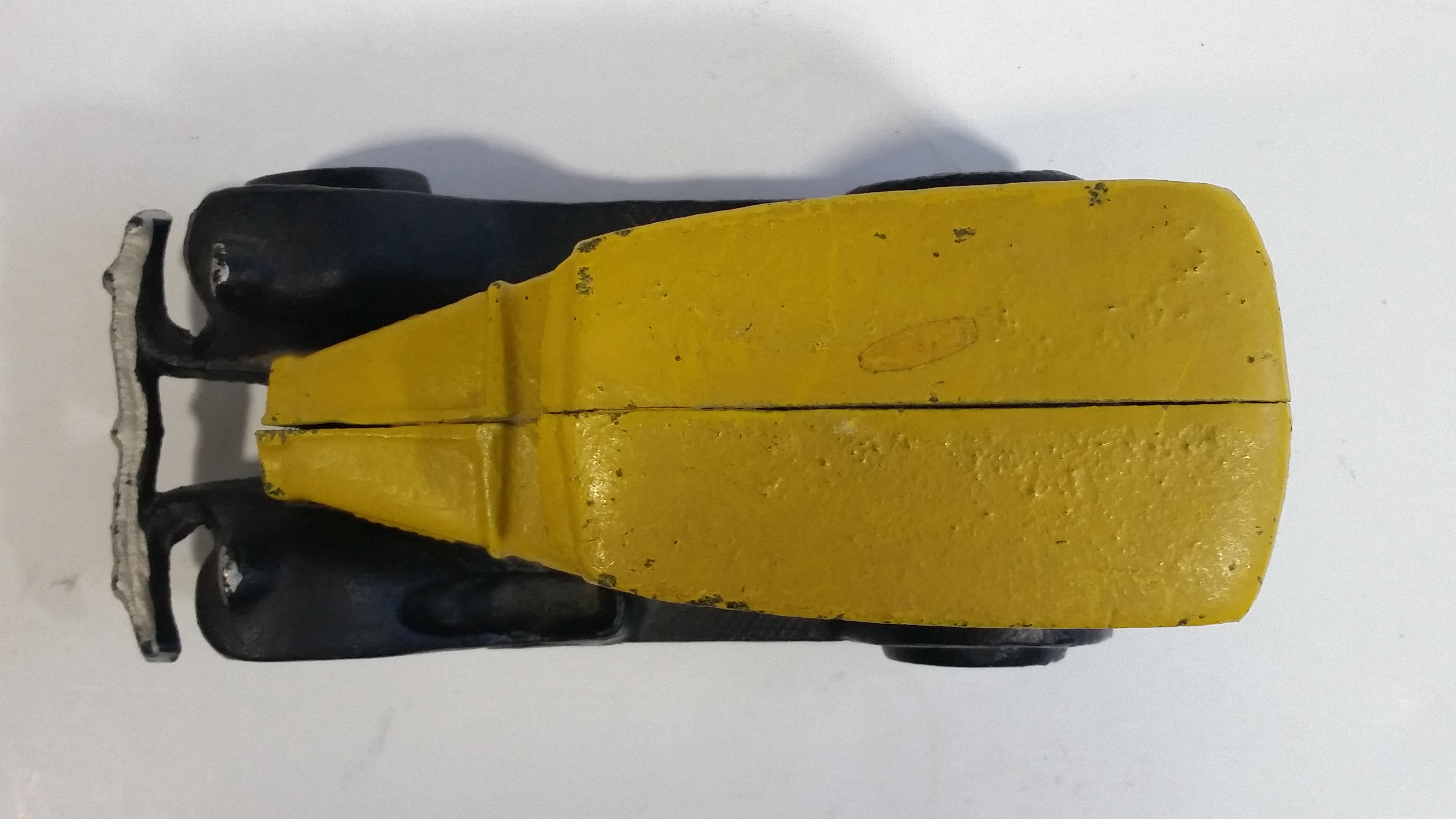 Vintage Coca Cola Coke Yellow Cast Iron Delivery Truck Toy Car Vehicle 10