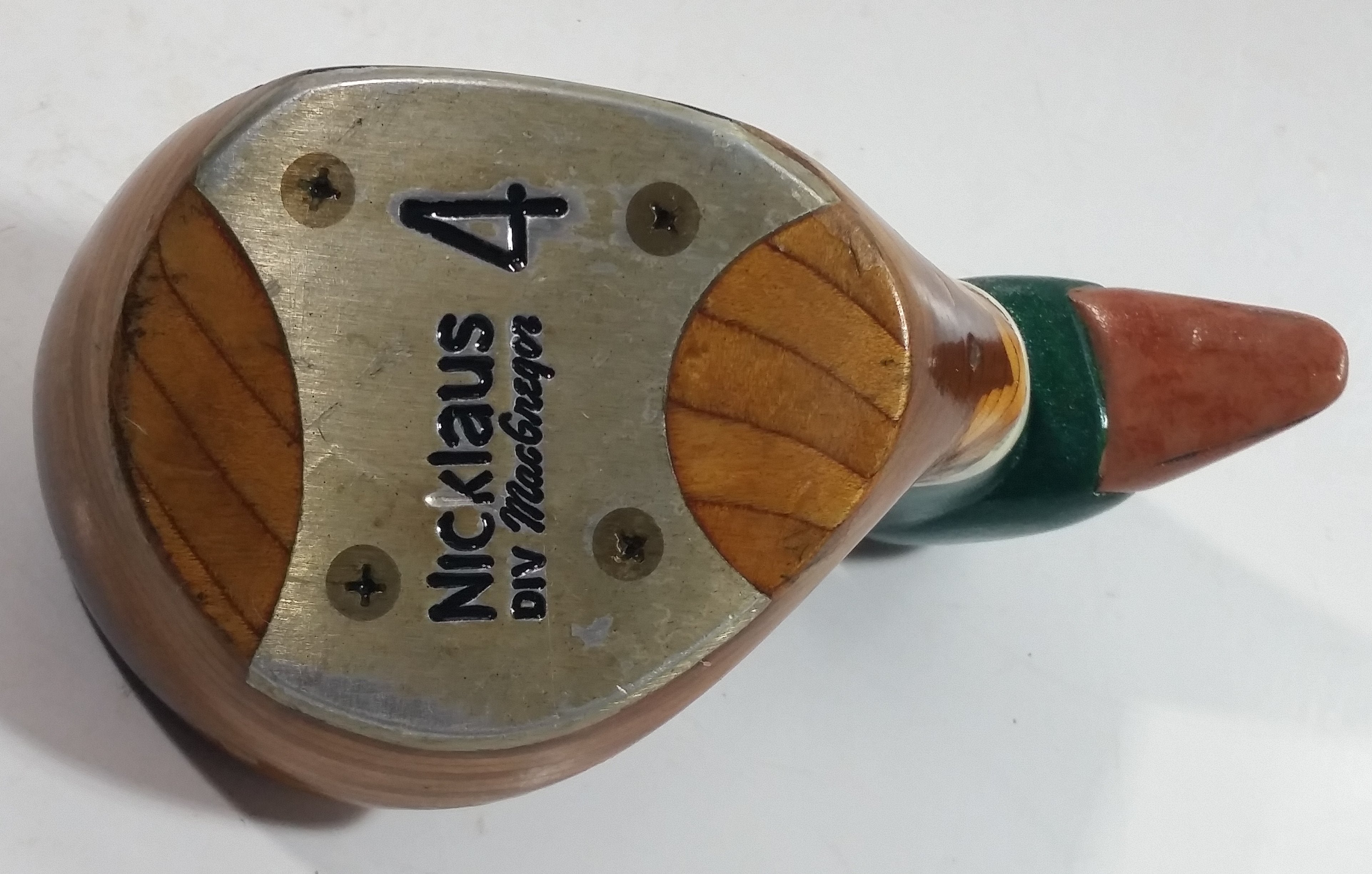 Extremely Rare Jack Nicklaus "The Bear" MacGregor Div 4 Wood Golf Club Shaped Mallard Duck 12