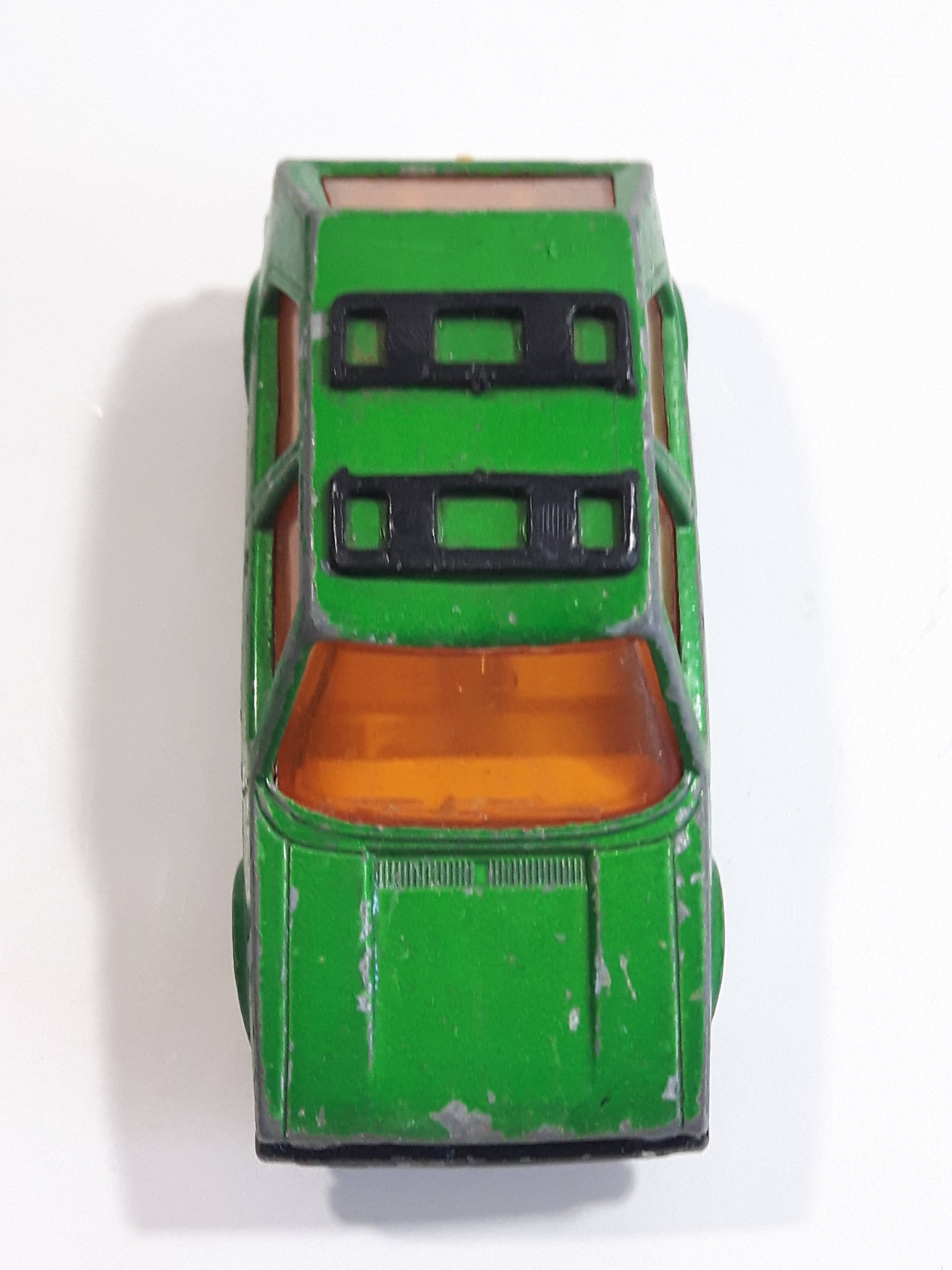 1976 Lesney Products Matchbox Dark Green Superfast No. 7 VW Volkswagen Golf Toy Car Vehicle 12
