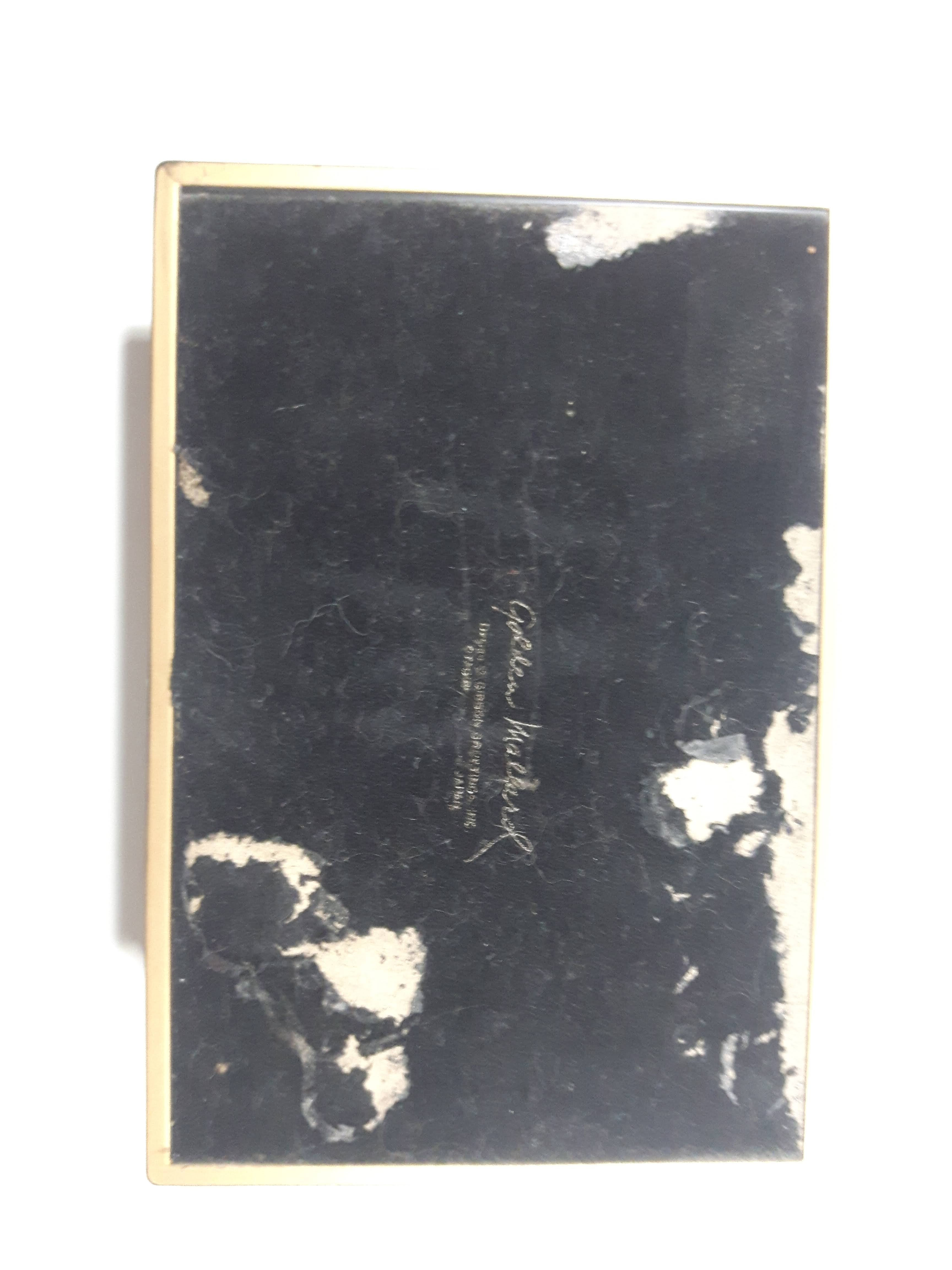Vintage Otagiri Japan Gibson Greetings Golden Mallard Duck Black Lacquered Wood Keepsake Note Box 10