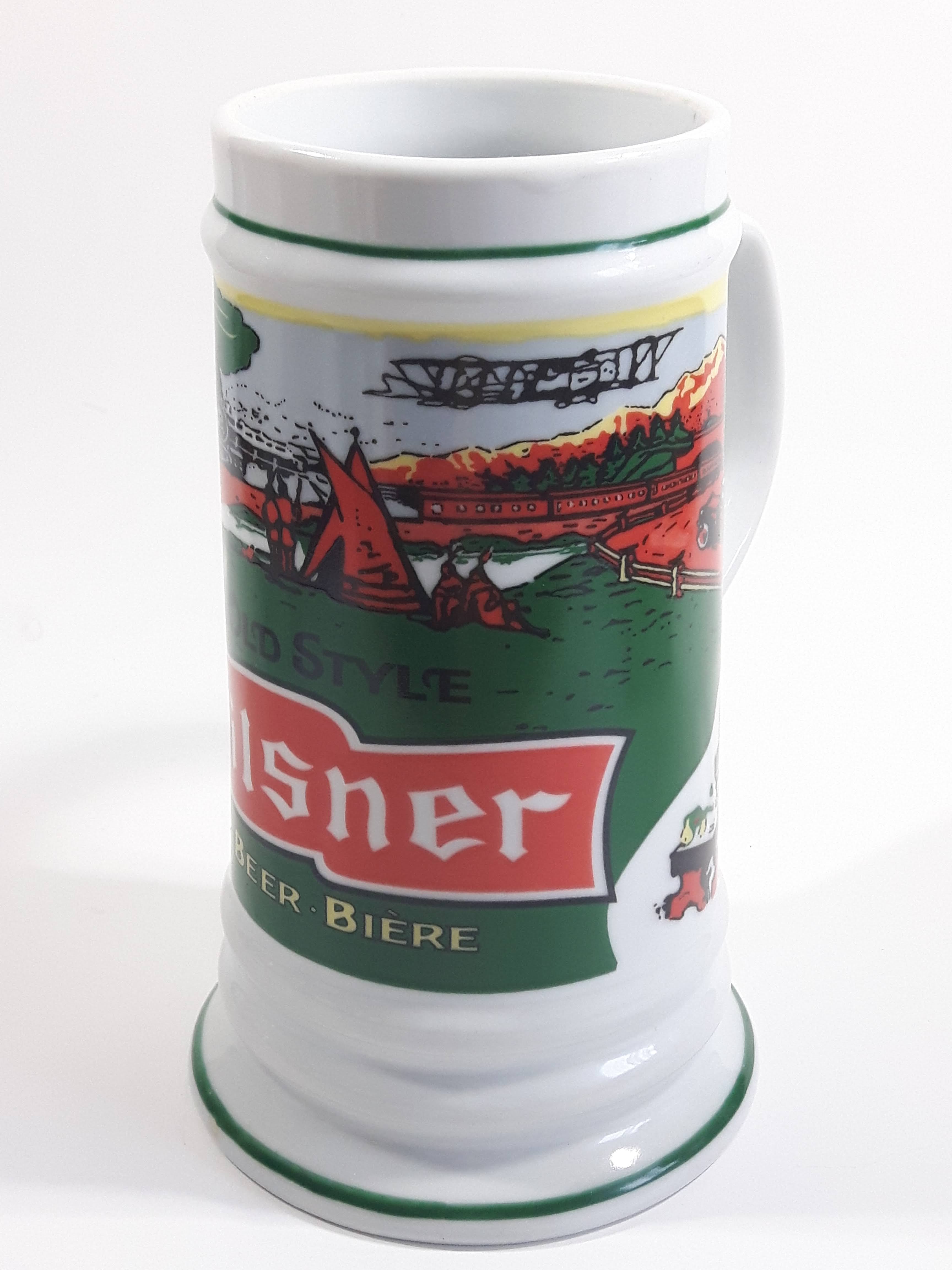 Pilsner Old Style Beer Bunny Rabbit 6 1/4" Tall Stein Mug Breweriana Collectible Drinkware 2