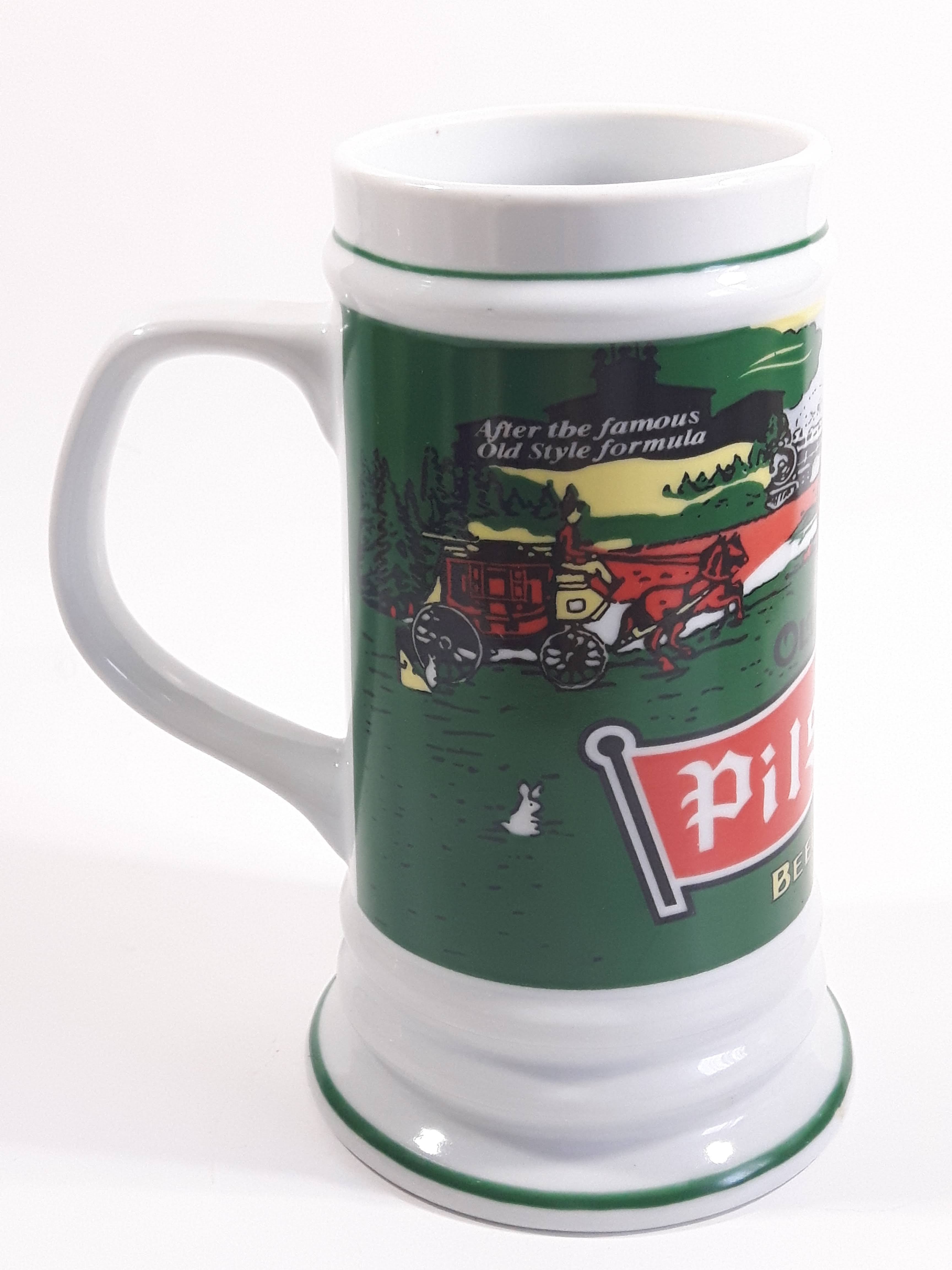 Pilsner Old Style Beer Bunny Rabbit 6 1/4" Tall Stein Mug Breweriana Collectible Drinkware 8
