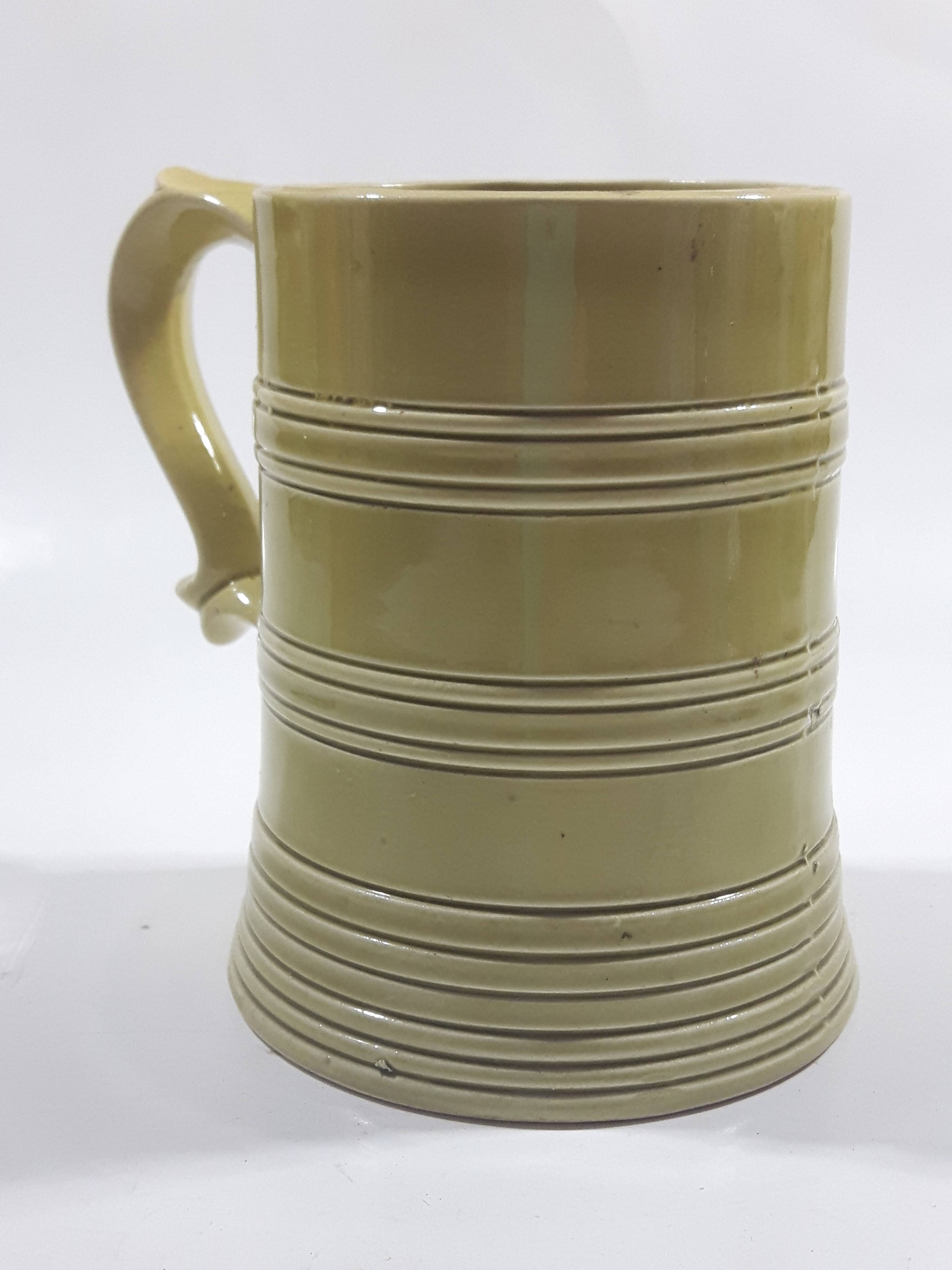 Vintage One Pint Beer Green Ceramic Beer Stein Made in Japan 7