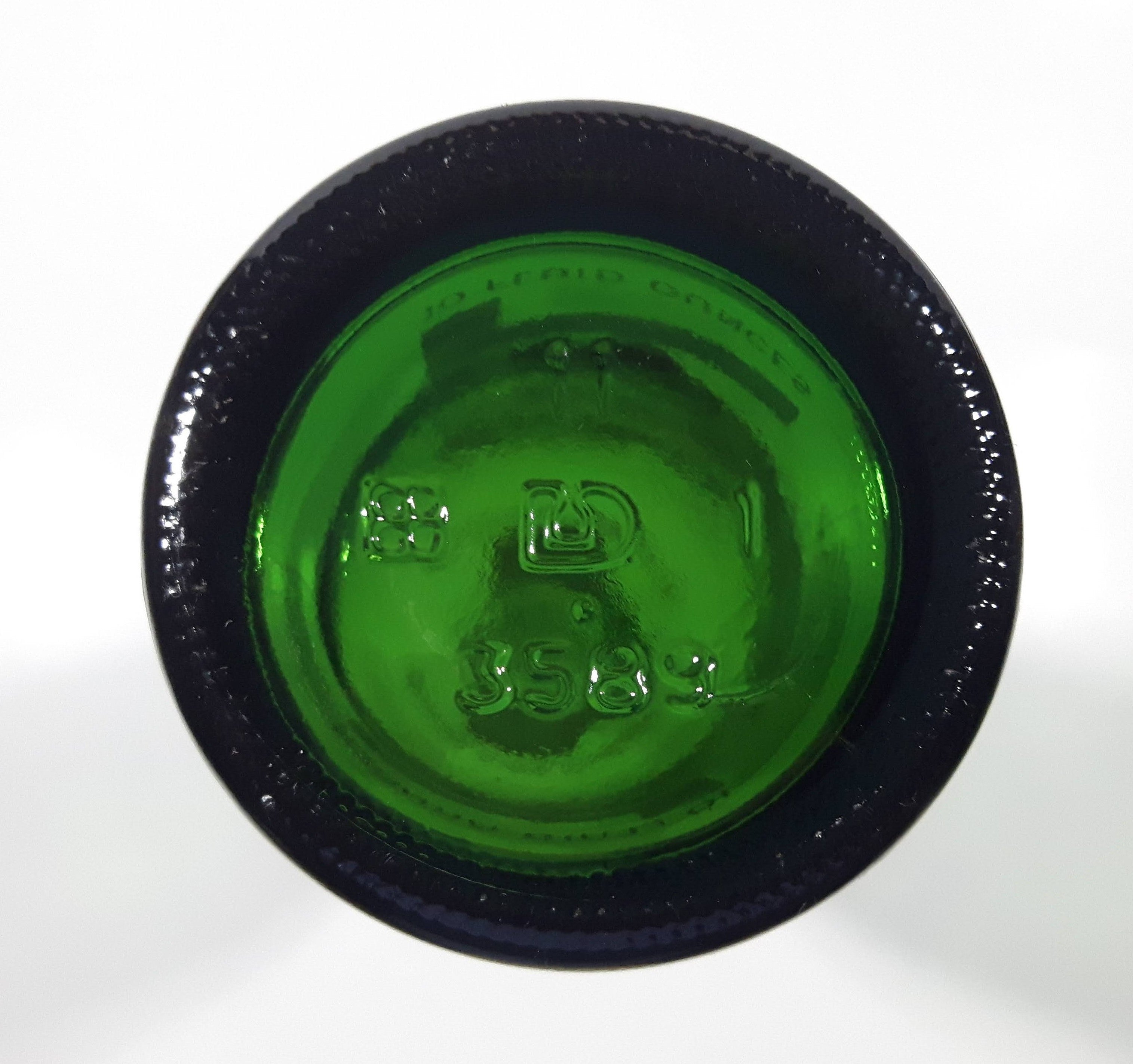 Vintage 7up Money Back Bottle 10 Fluid Ounces Green Glass Bottle 3589 10