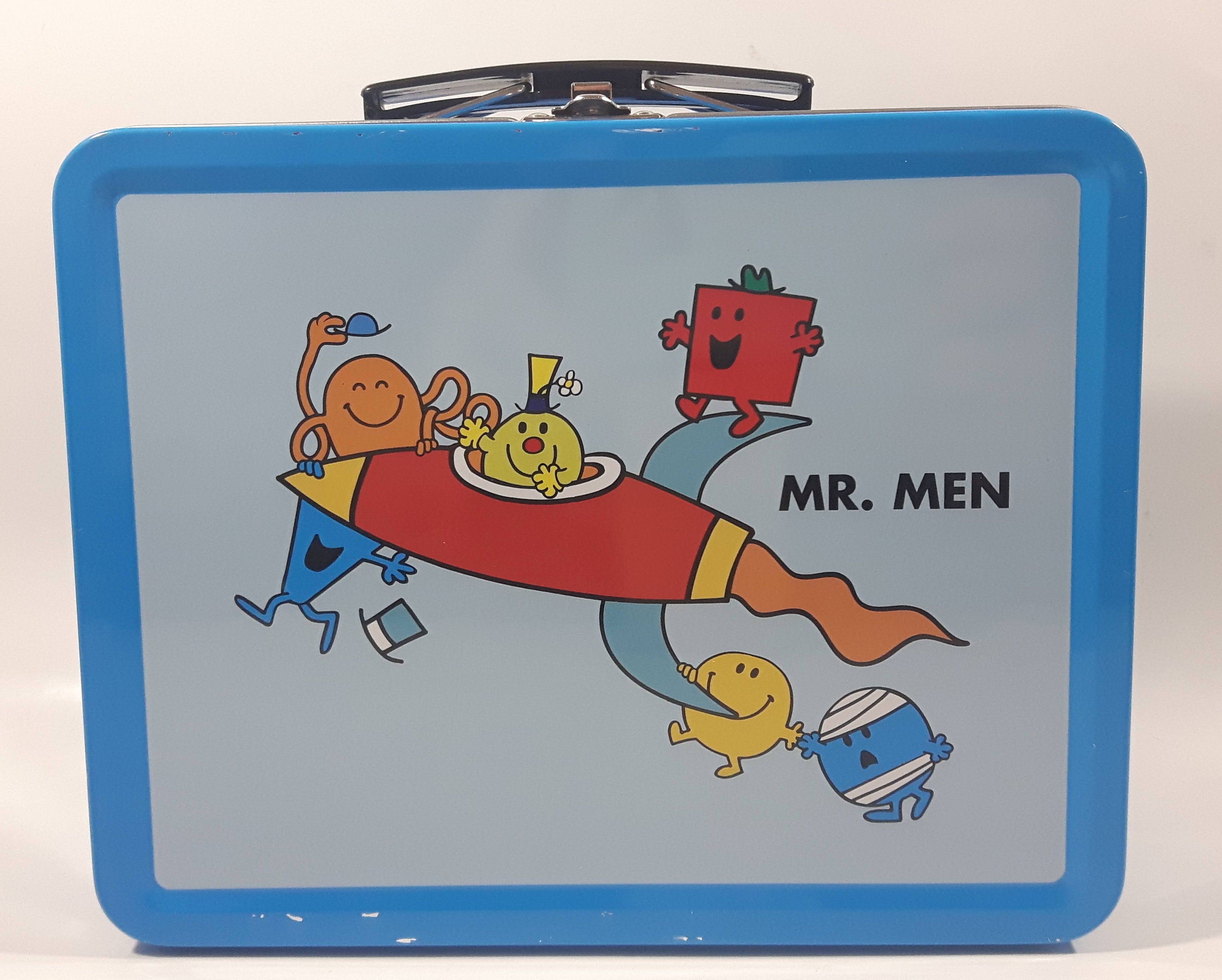 2016 Mr. Men Little Miss Blue Tin Metal Lunch Box 2