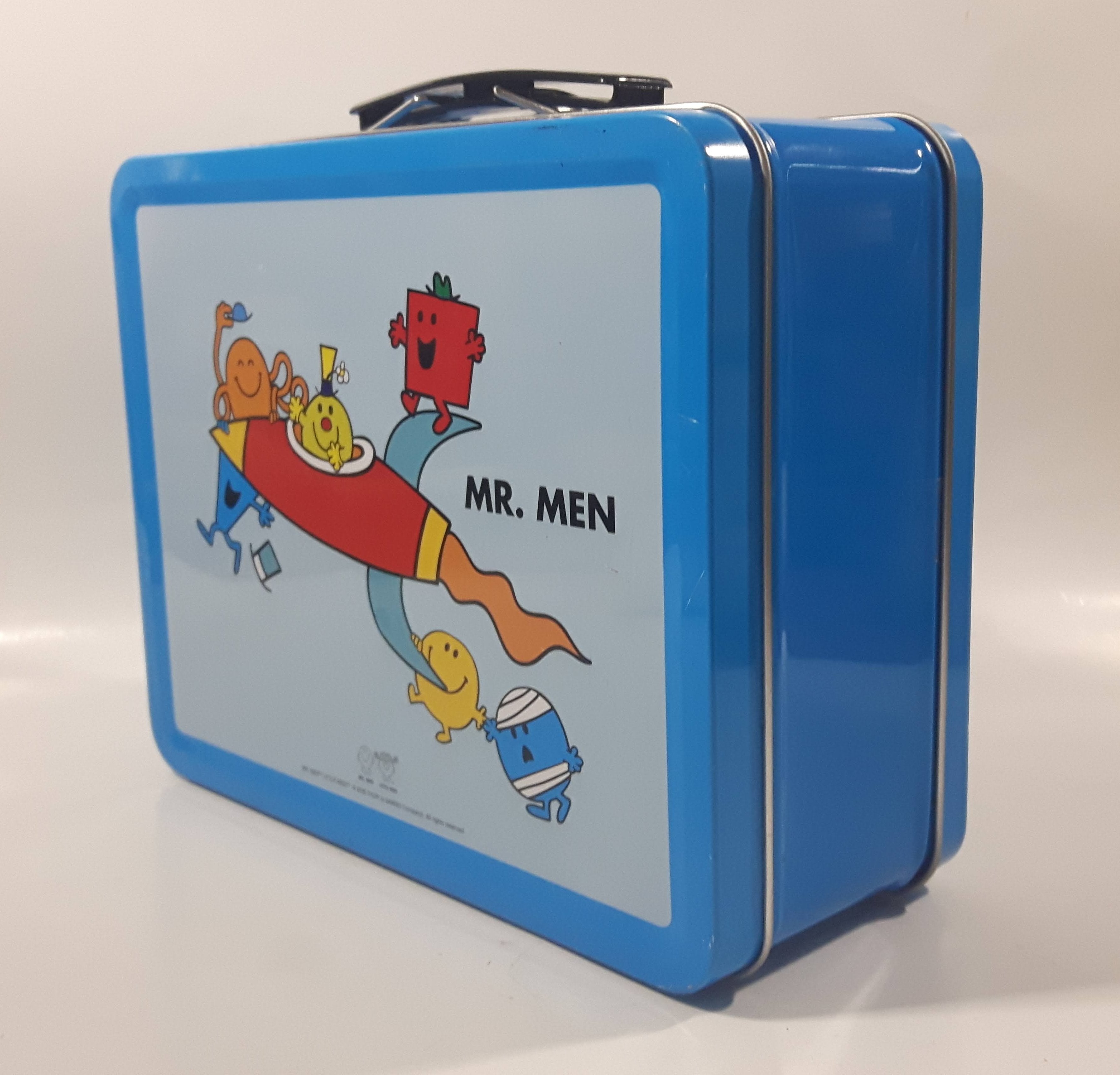 2016 Mr. Men Little Miss Blue Tin Metal Lunch Box 7