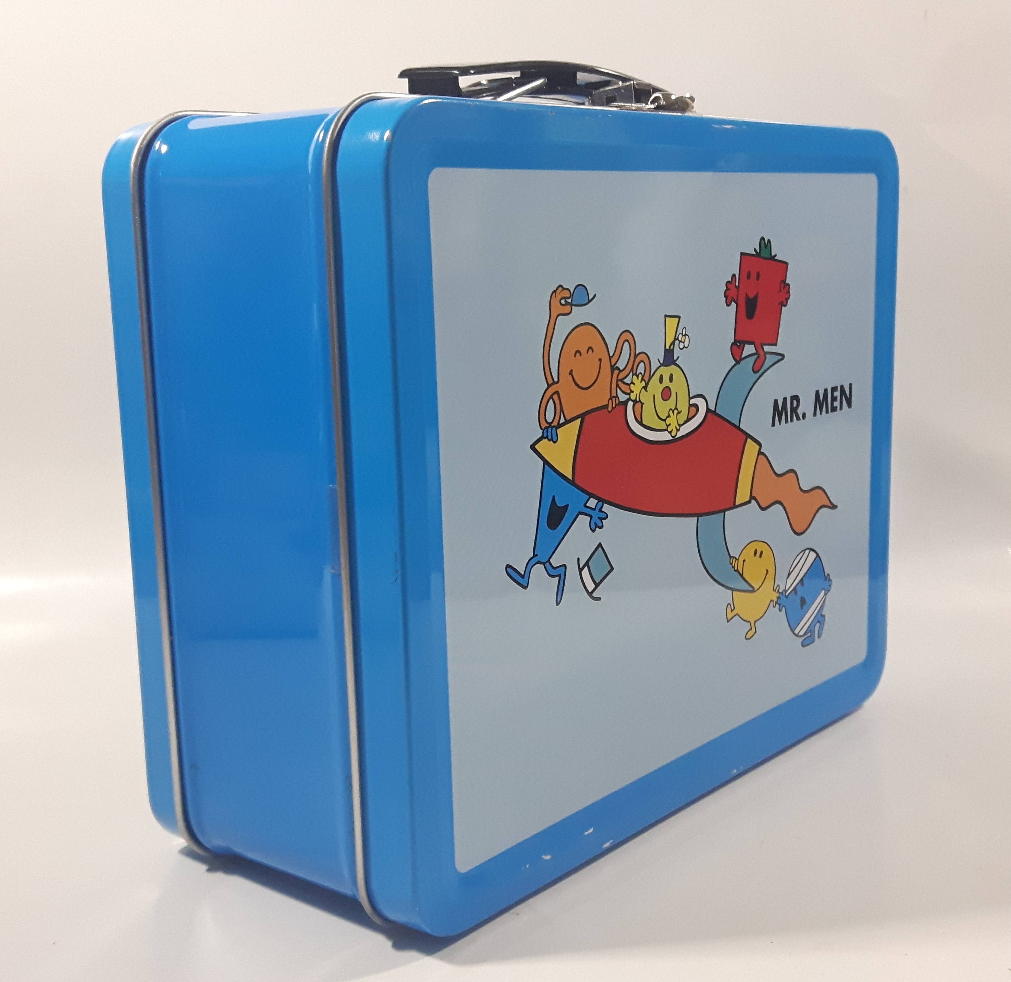 2016 Mr. Men Little Miss Blue Tin Metal Lunch Box 9