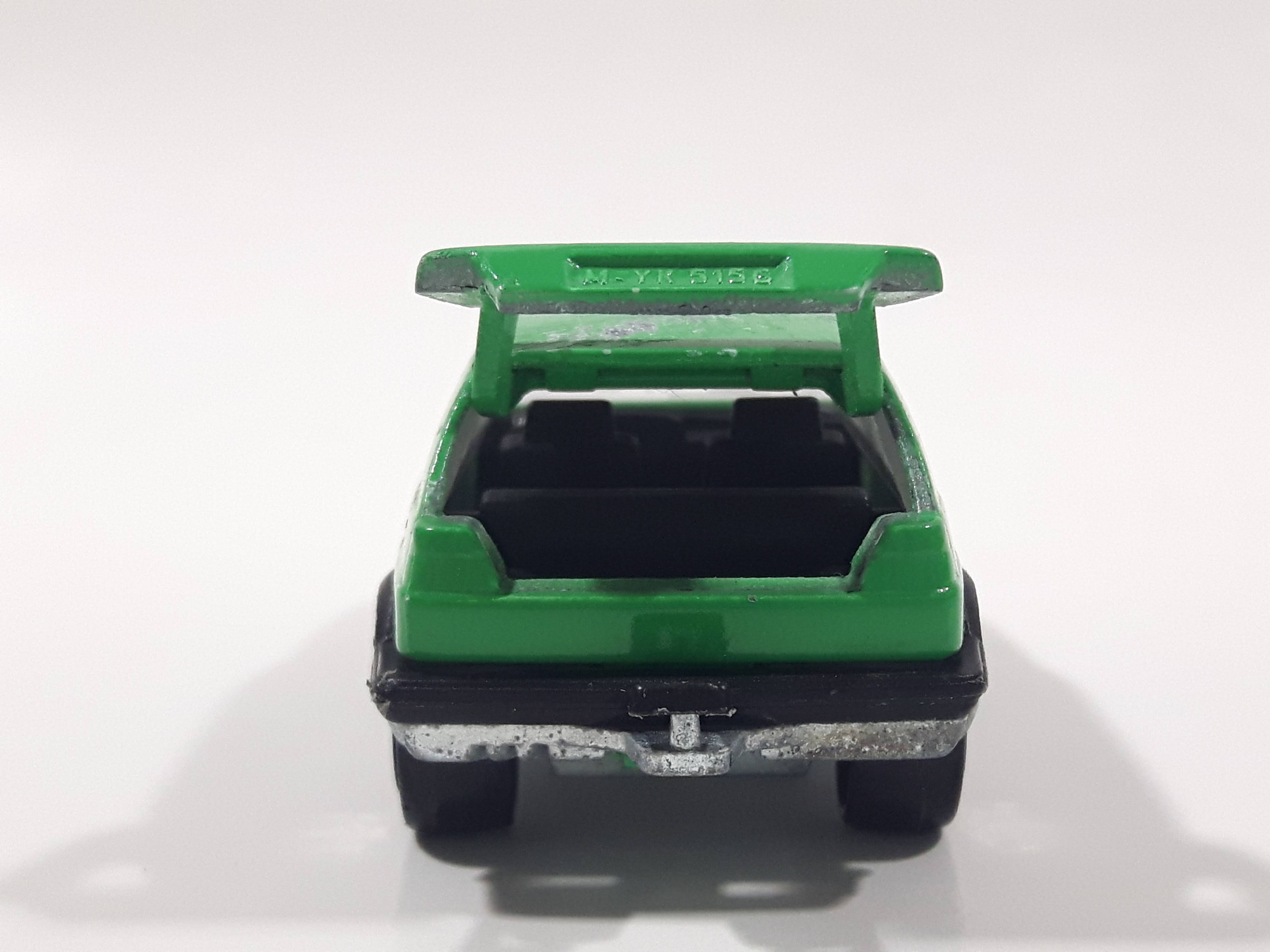 Majorette No. 235 VW Golf GTI Green 1/56 Scale Die Cast Toy Car Vehicle with Opening Rear Hatch 16