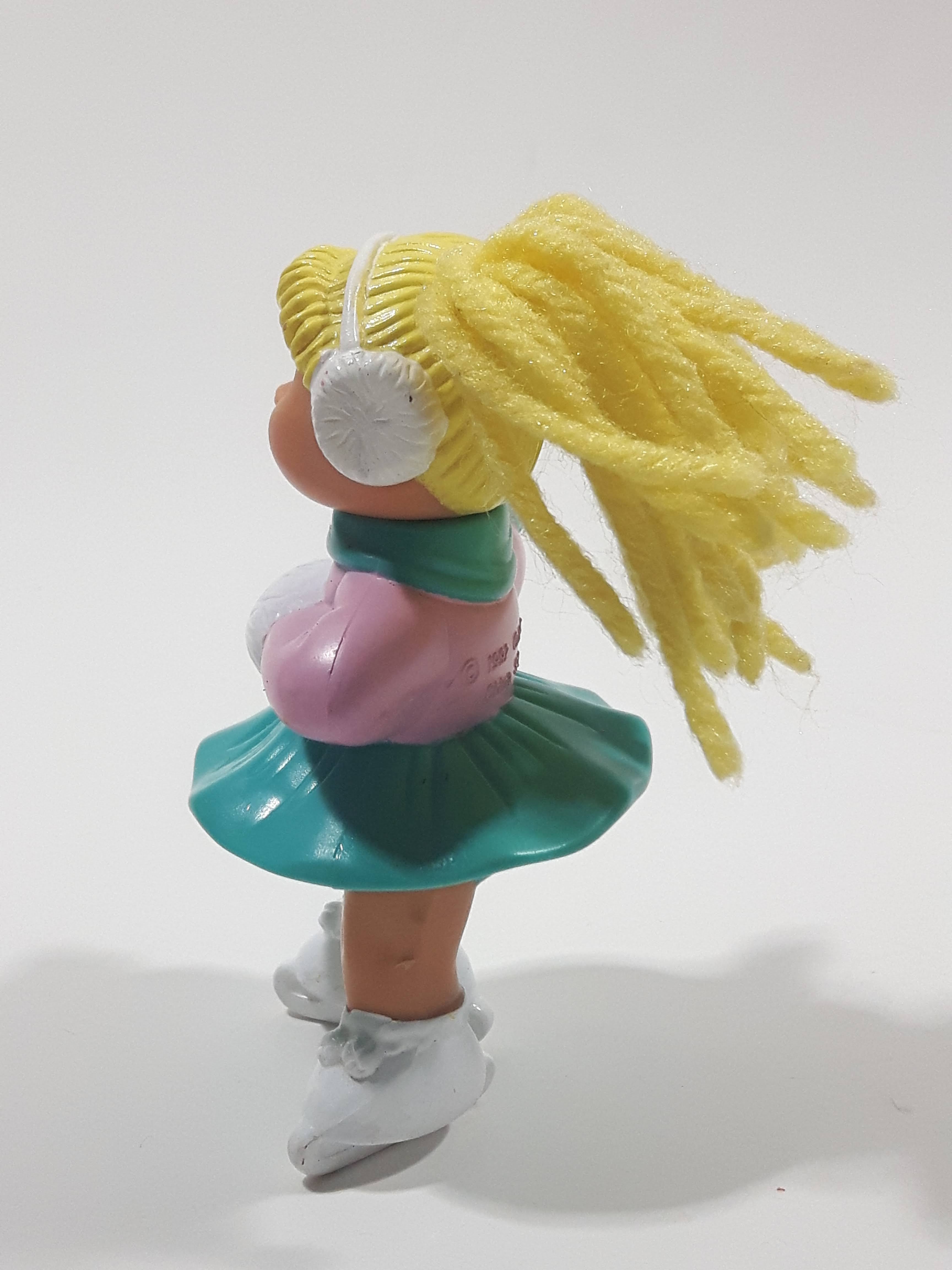 1992 McDonald's CPK Cabbage Patch Kids Character Figure Skating 3 1/4" Tall Plastic Toy Figure 3