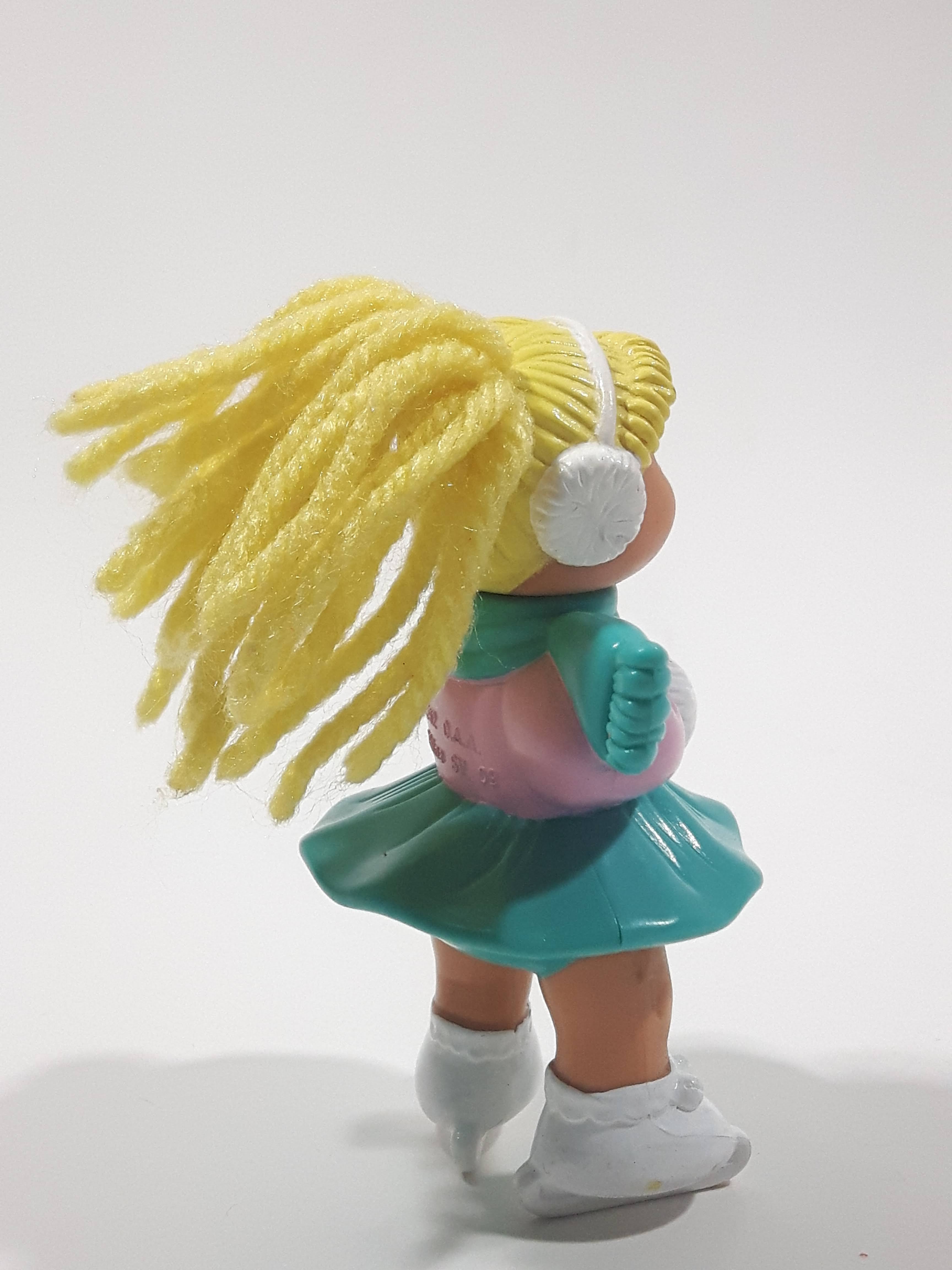 1992 McDonald's CPK Cabbage Patch Kids Character Figure Skating 3 1/4" Tall Plastic Toy Figure 6