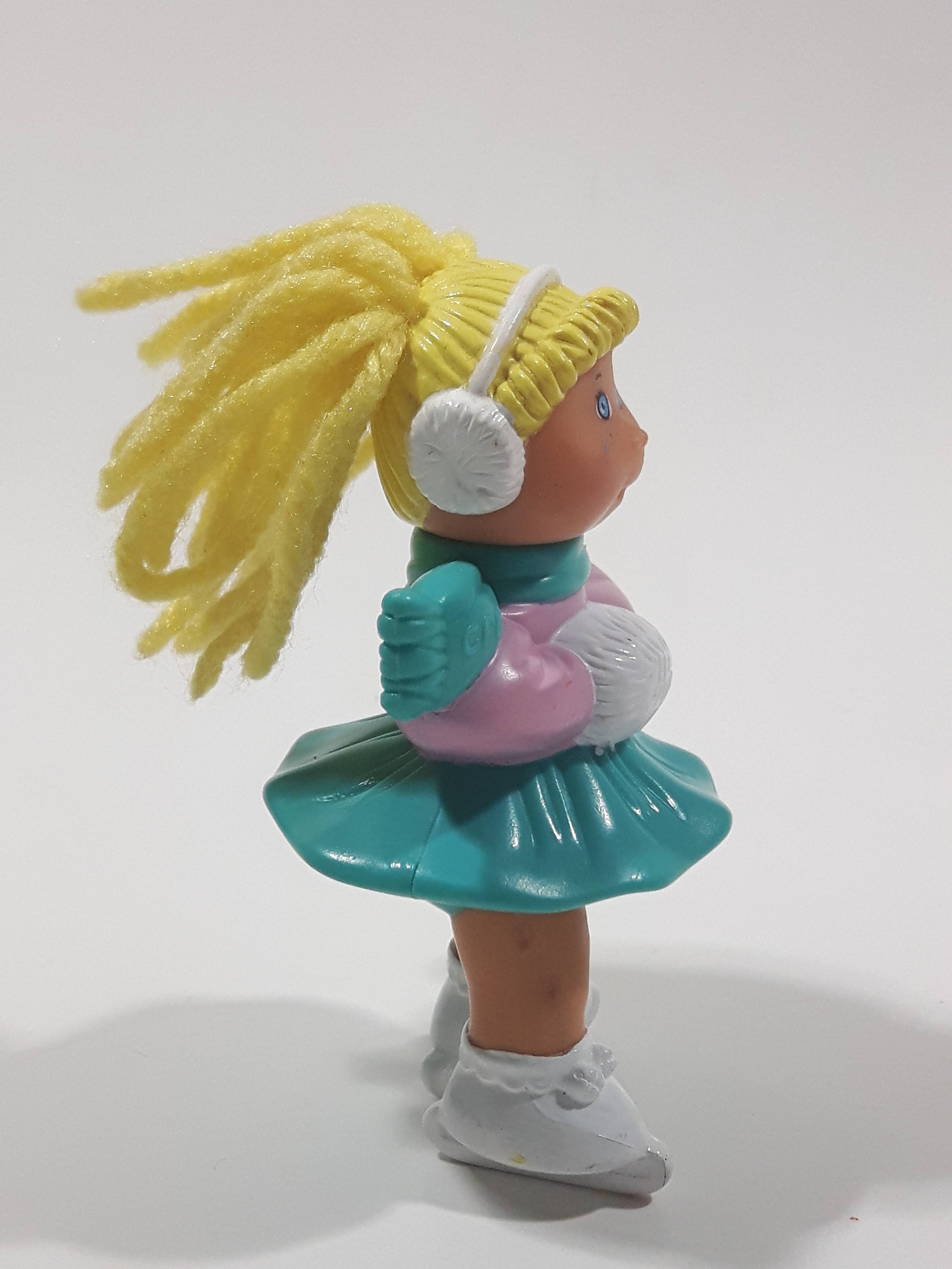 1992 McDonald's CPK Cabbage Patch Kids Character Figure Skating 3 1/4" Tall Plastic Toy Figure 7