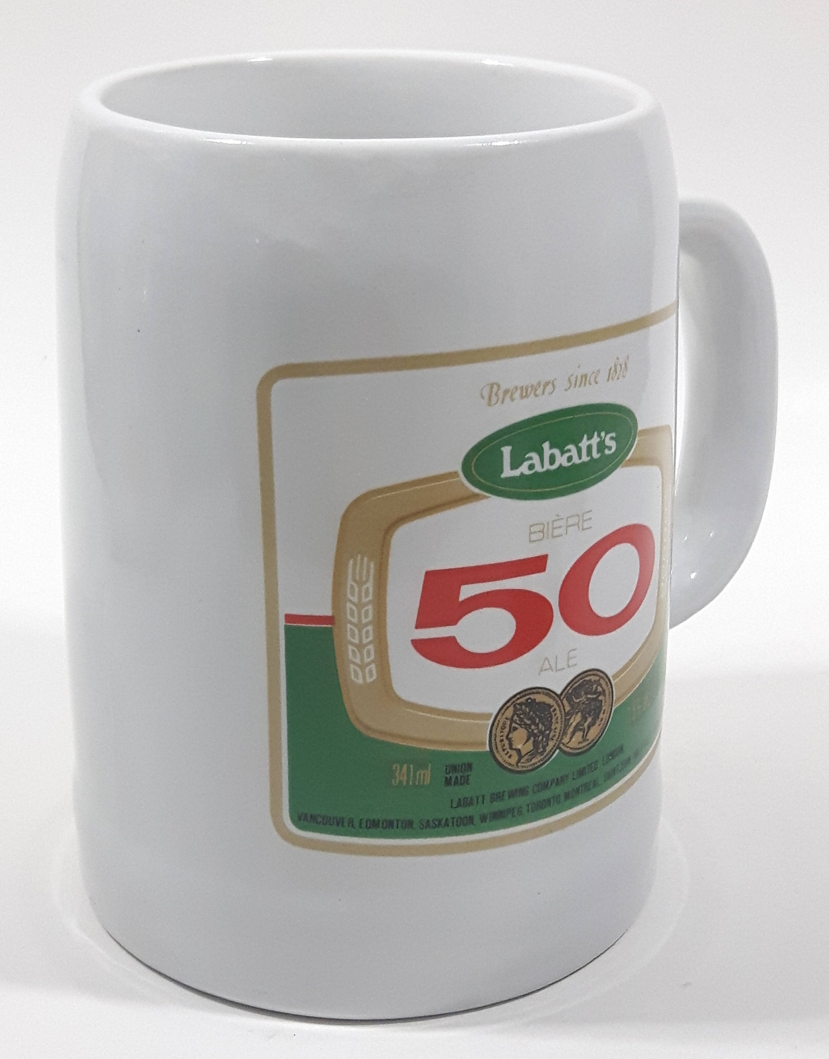 Vintage Labatt's 50 Ale Beer 5" Tall Stoneware Stein 2