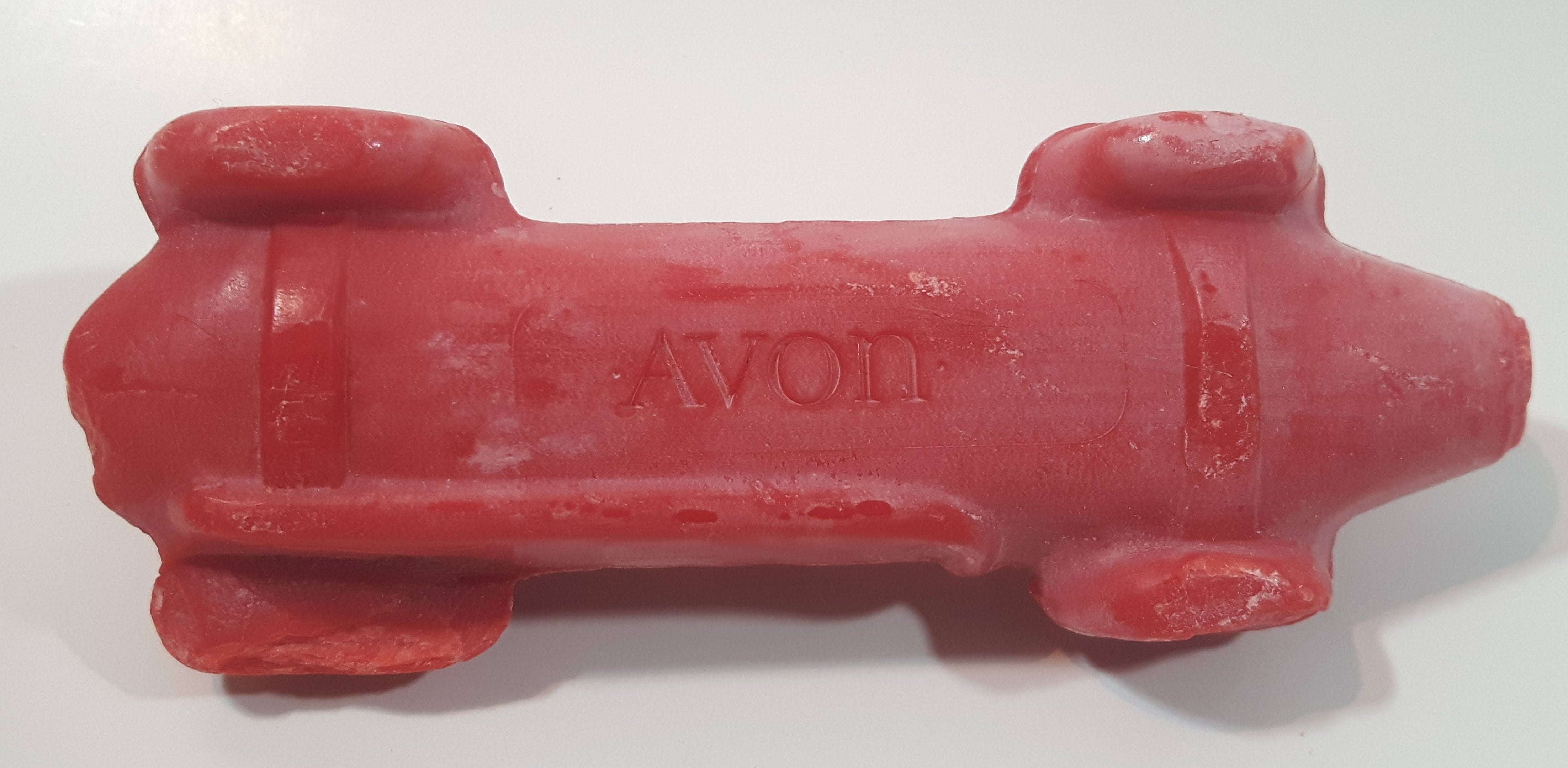 Avon Grand Prix Red Race Car Shaped Soap 12