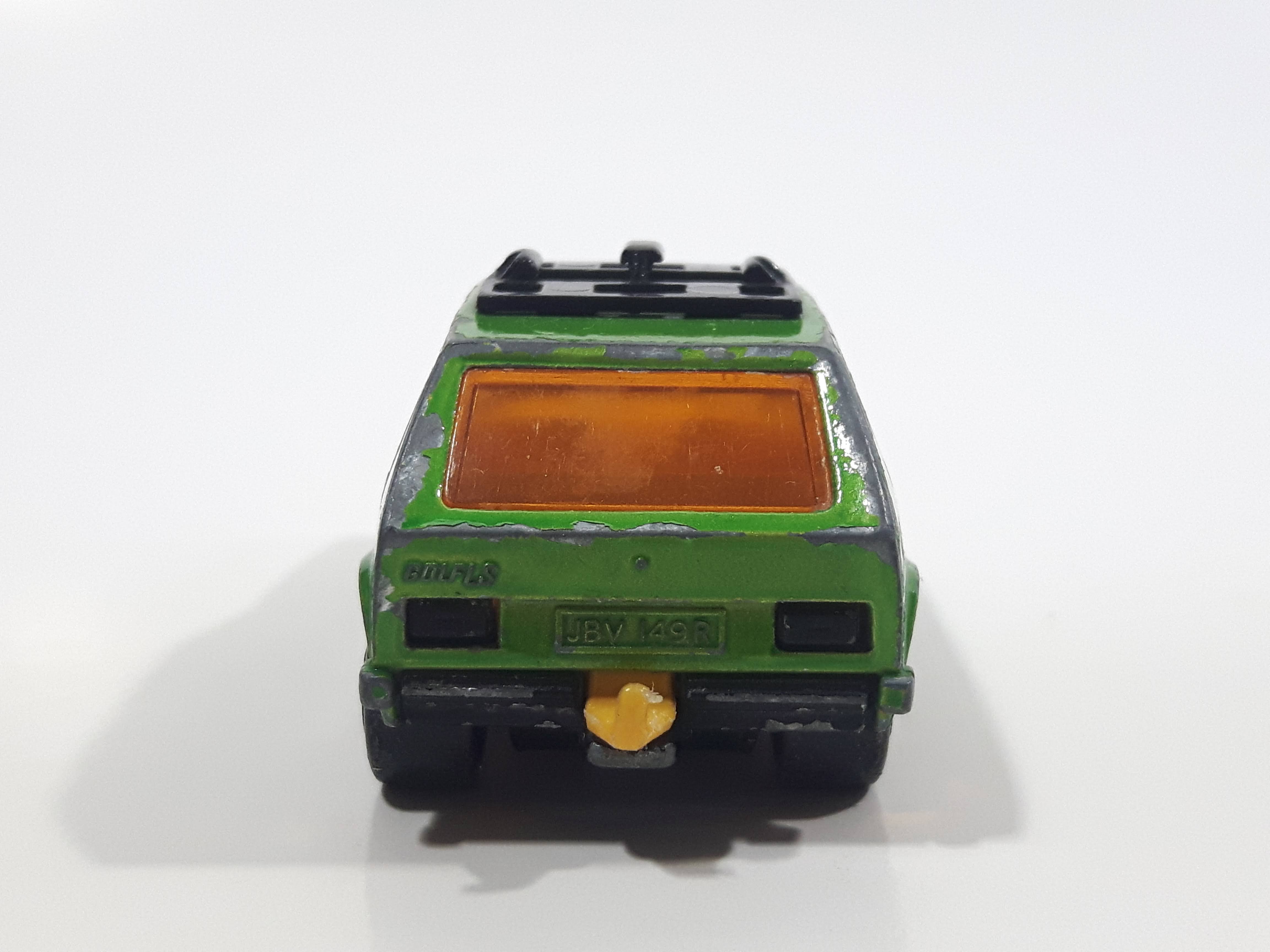 Vintage 1976 Lesney Products Matchbox Superfast No. 7 VW Volkswagen Golf Lime Green Toy Car Vehicle 6