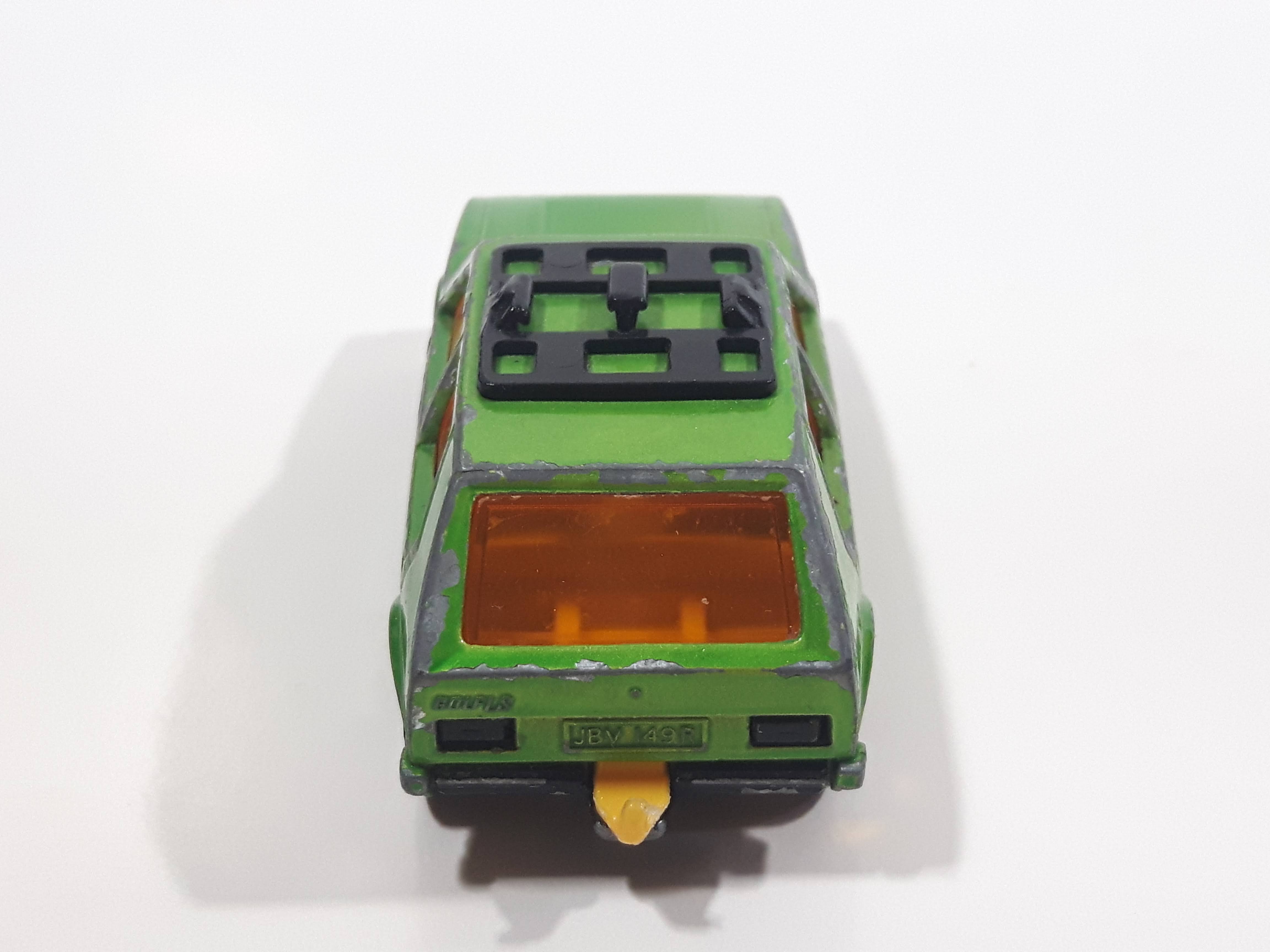 Vintage 1976 Lesney Products Matchbox Superfast No. 7 VW Volkswagen Golf Lime Green Toy Car Vehicle 11