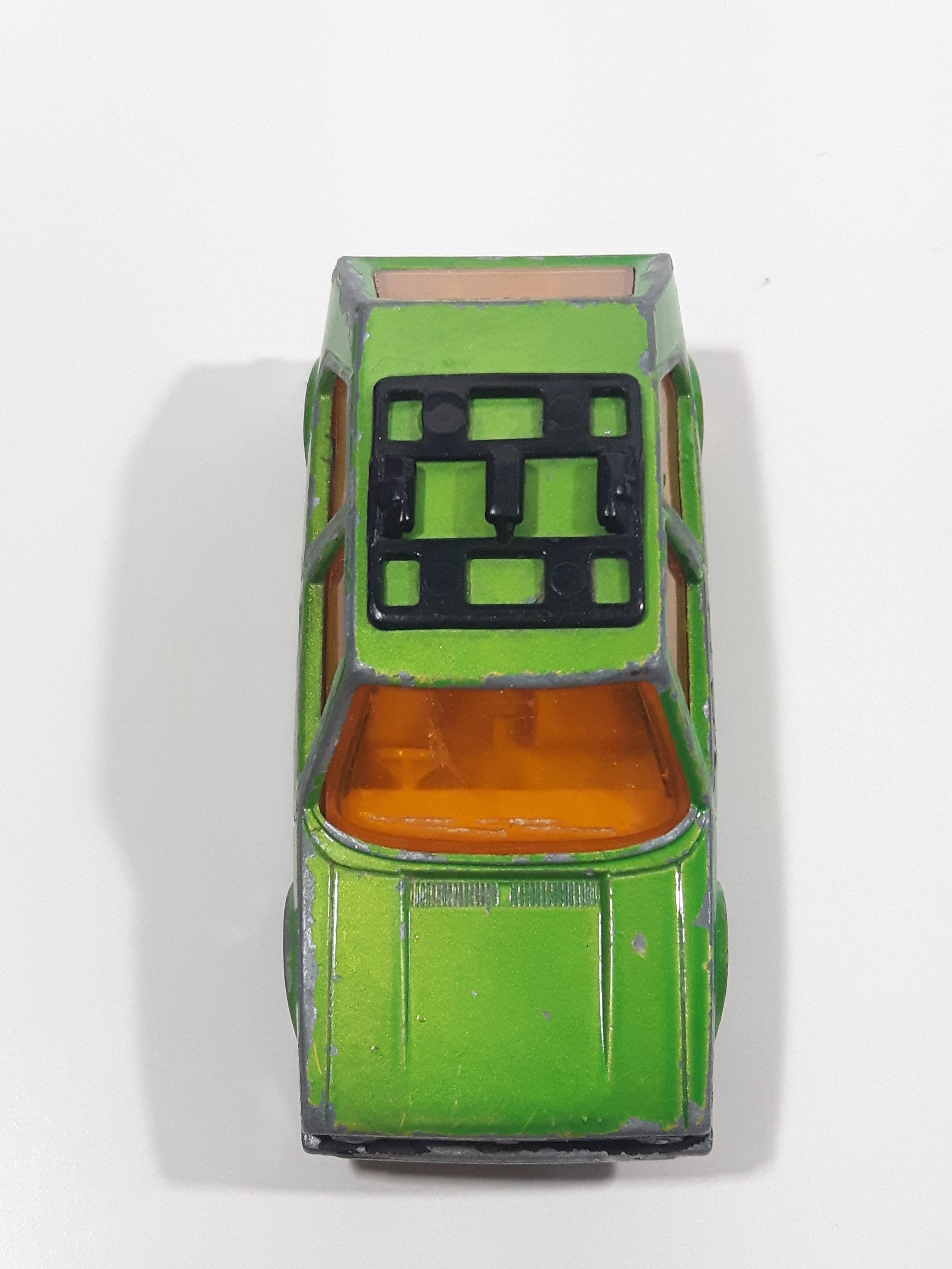 Vintage 1976 Lesney Products Matchbox Superfast No. 7 VW Volkswagen Golf Lime Green Toy Car Vehicle 12