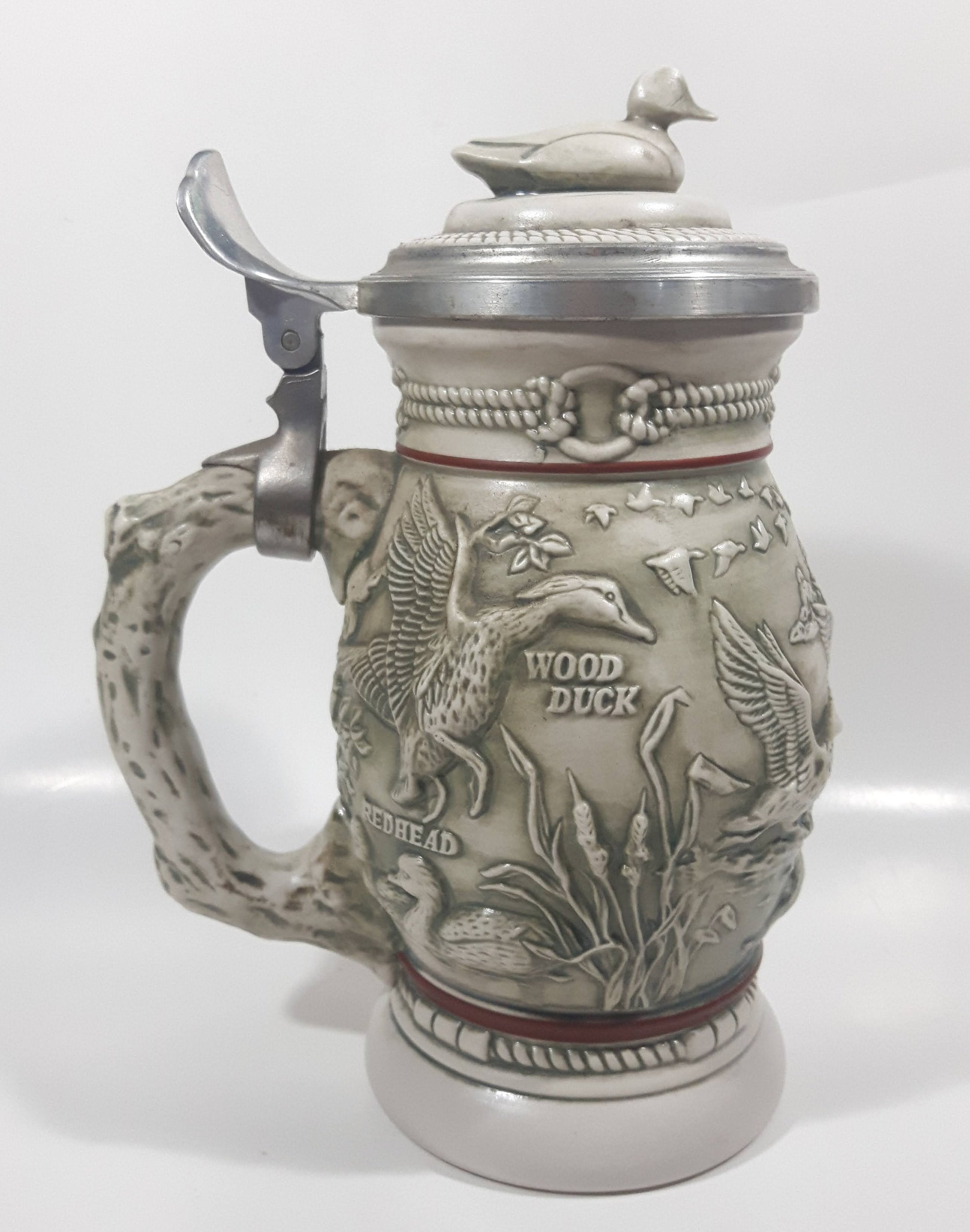 1988 Avon Ceramarte Brazil Ducks of the American Wilderness 8 3/4" Tall Ceramic Collector's Stein 5