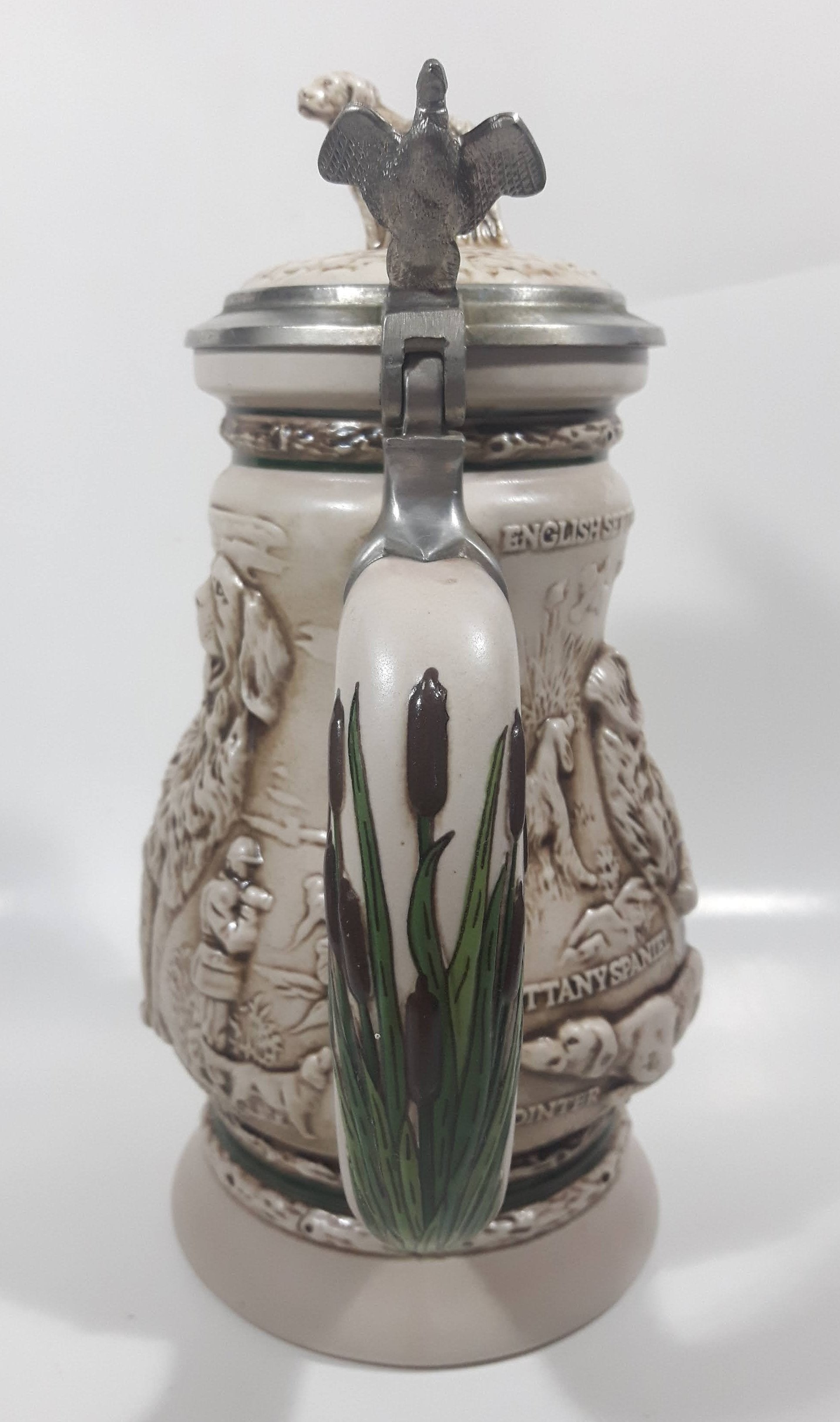 1991 Avon Ceramarte Brazil Great Dogs of the Outdoors 9 3/4" Tall Ceramic Collector's Stein 4