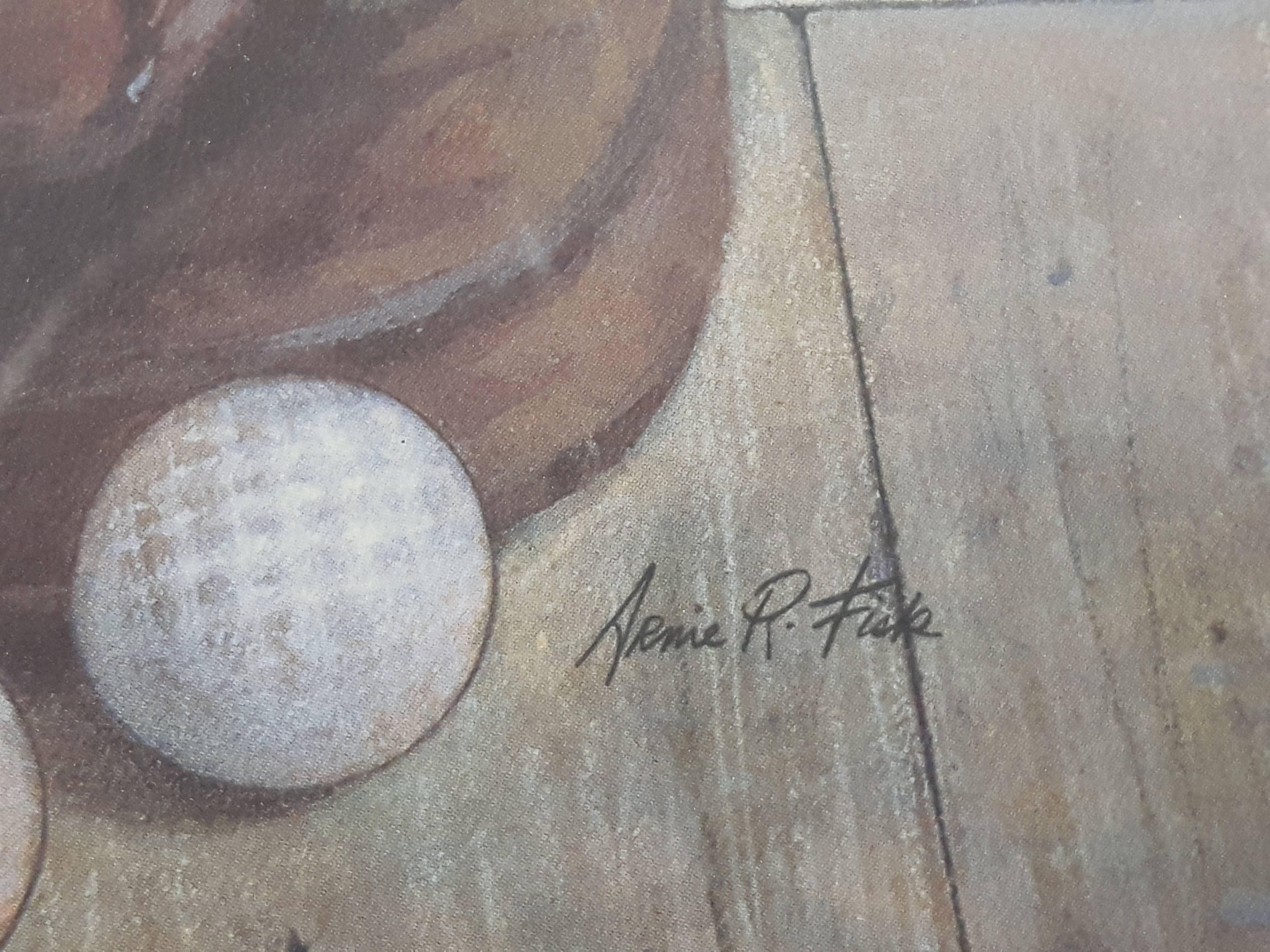 Arnie R. Fisk "There is Of Ye Golf A Benefit Mos Healthy And Relaxing To The Soul" 12" x 26" Art Print 2
