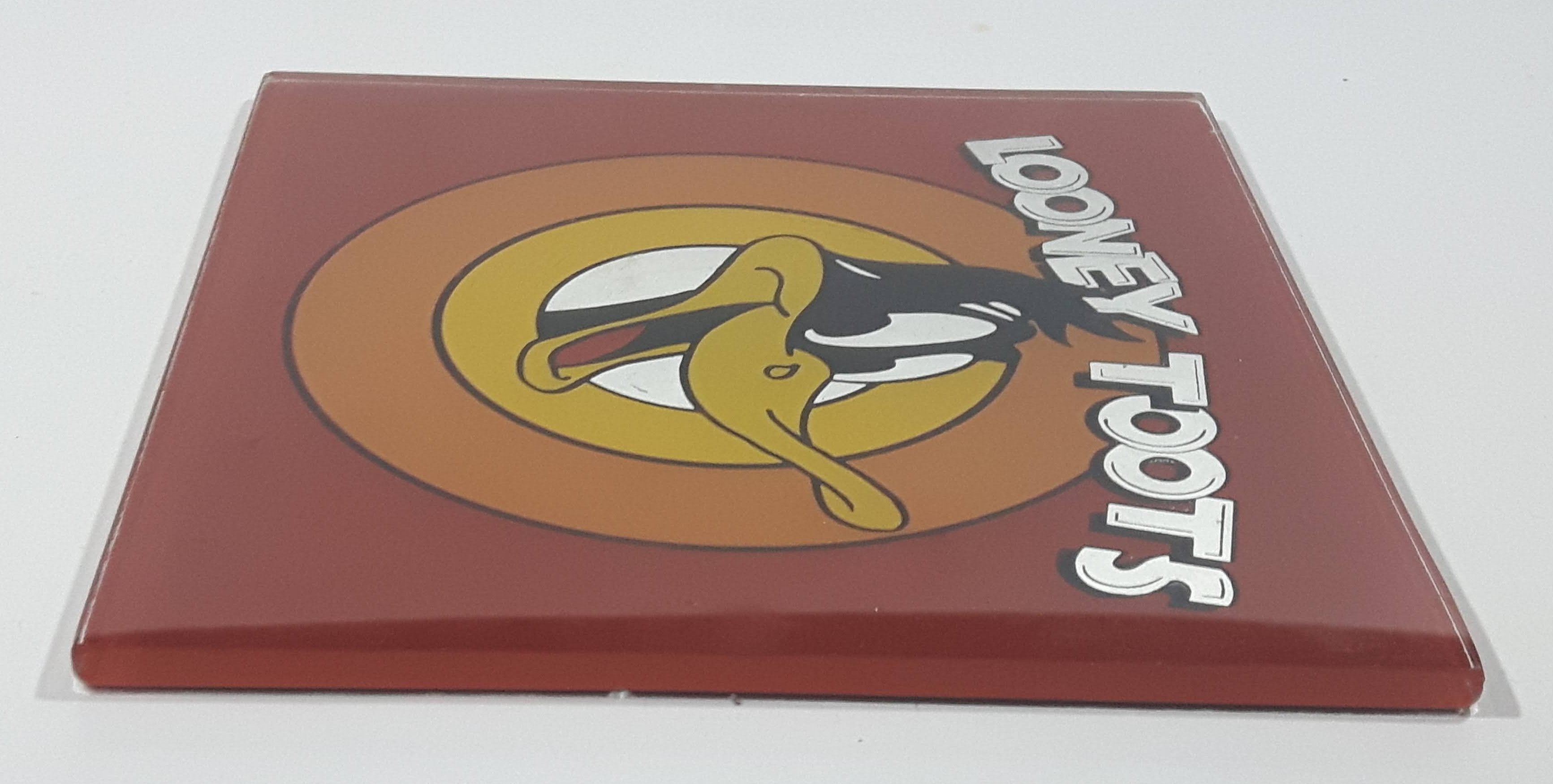 Looney Toots Daffy Duck Mirrored Glass 5 3/4" x 6 3/8" 3