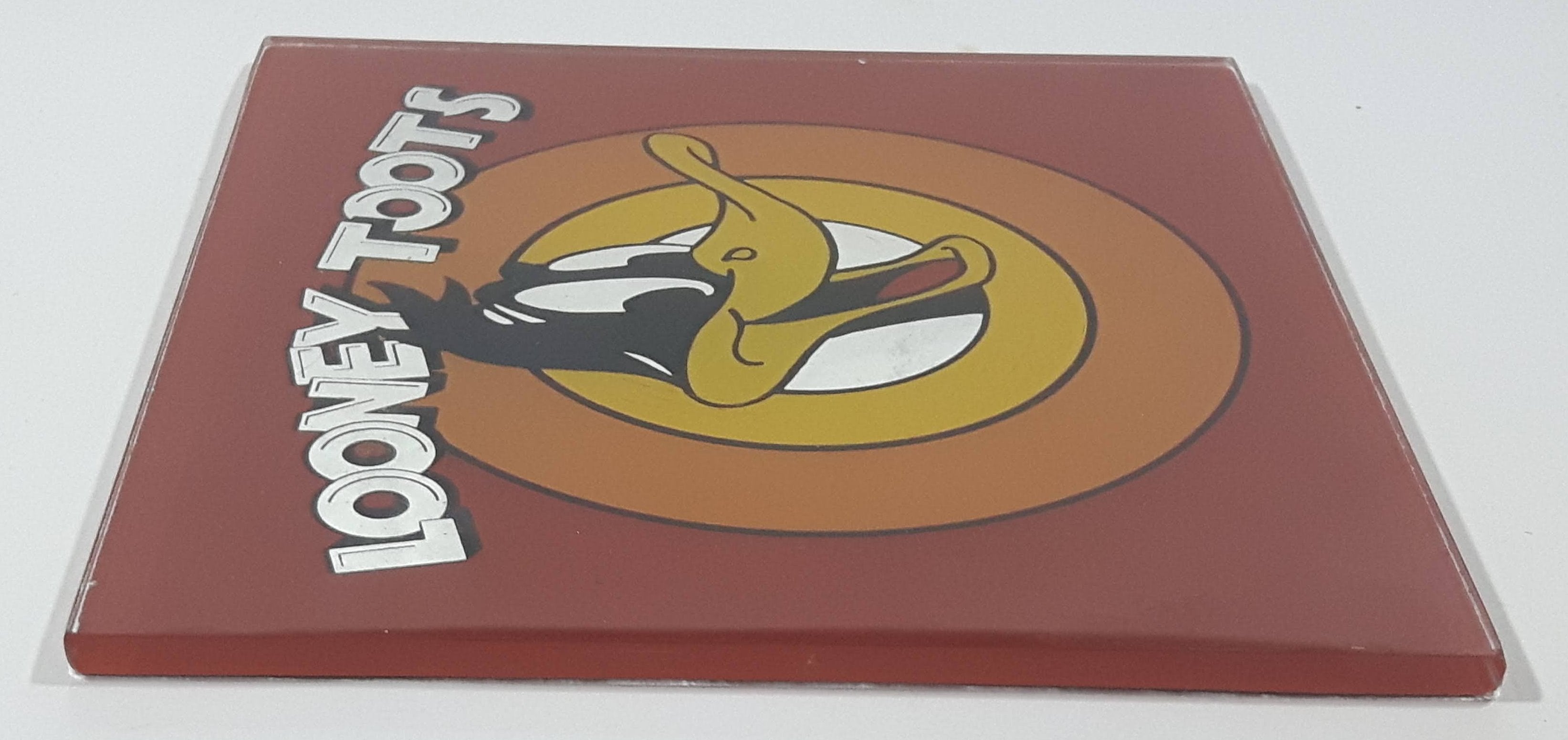 Looney Toots Daffy Duck Mirrored Glass 5 3/4" x 6 3/8" 5