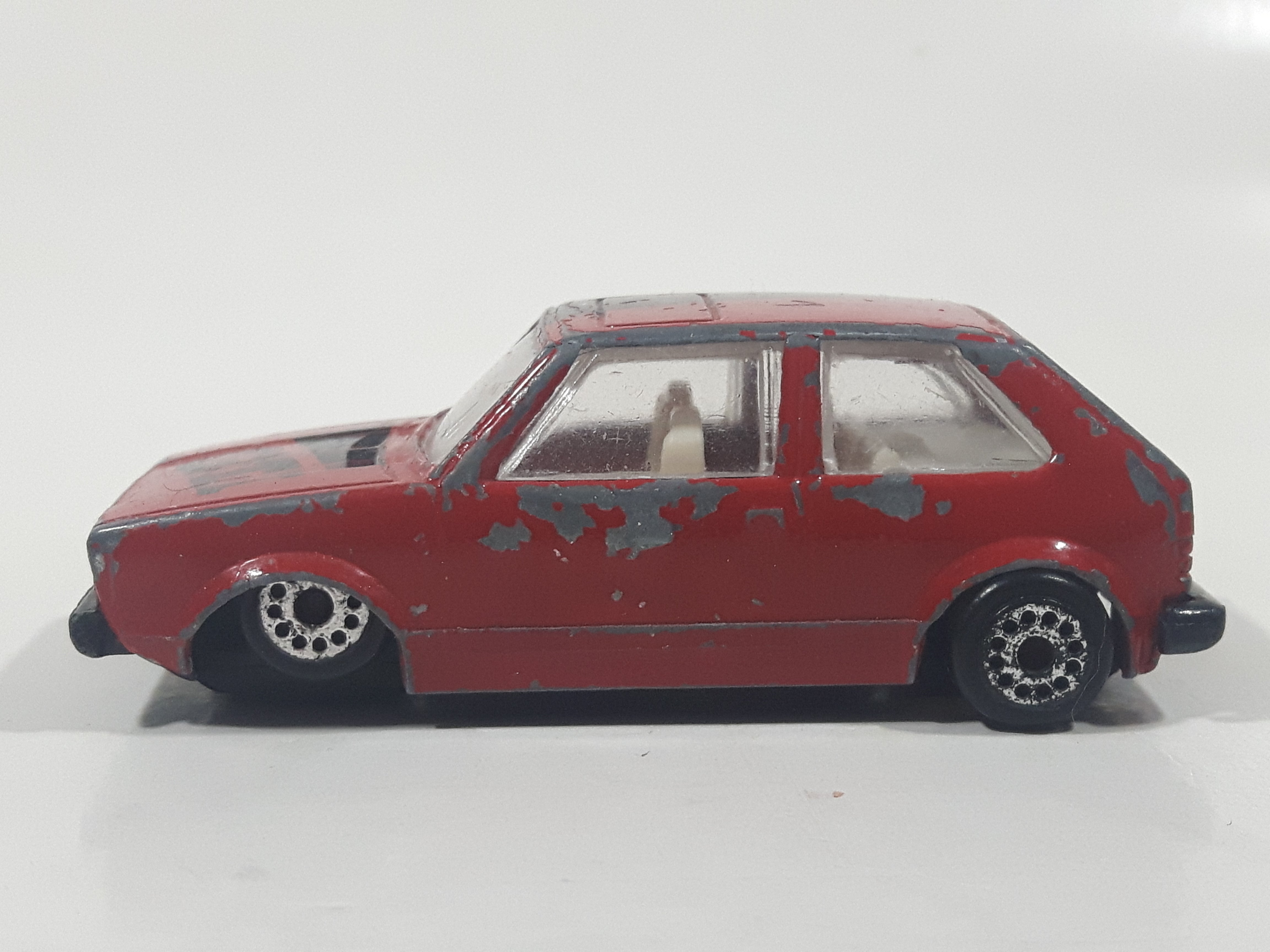 Rare Vintage Zee Toys Dyna Wheels D83 Volkswagen Golf GTI Red Die Cast Toy Car Vehicle 16