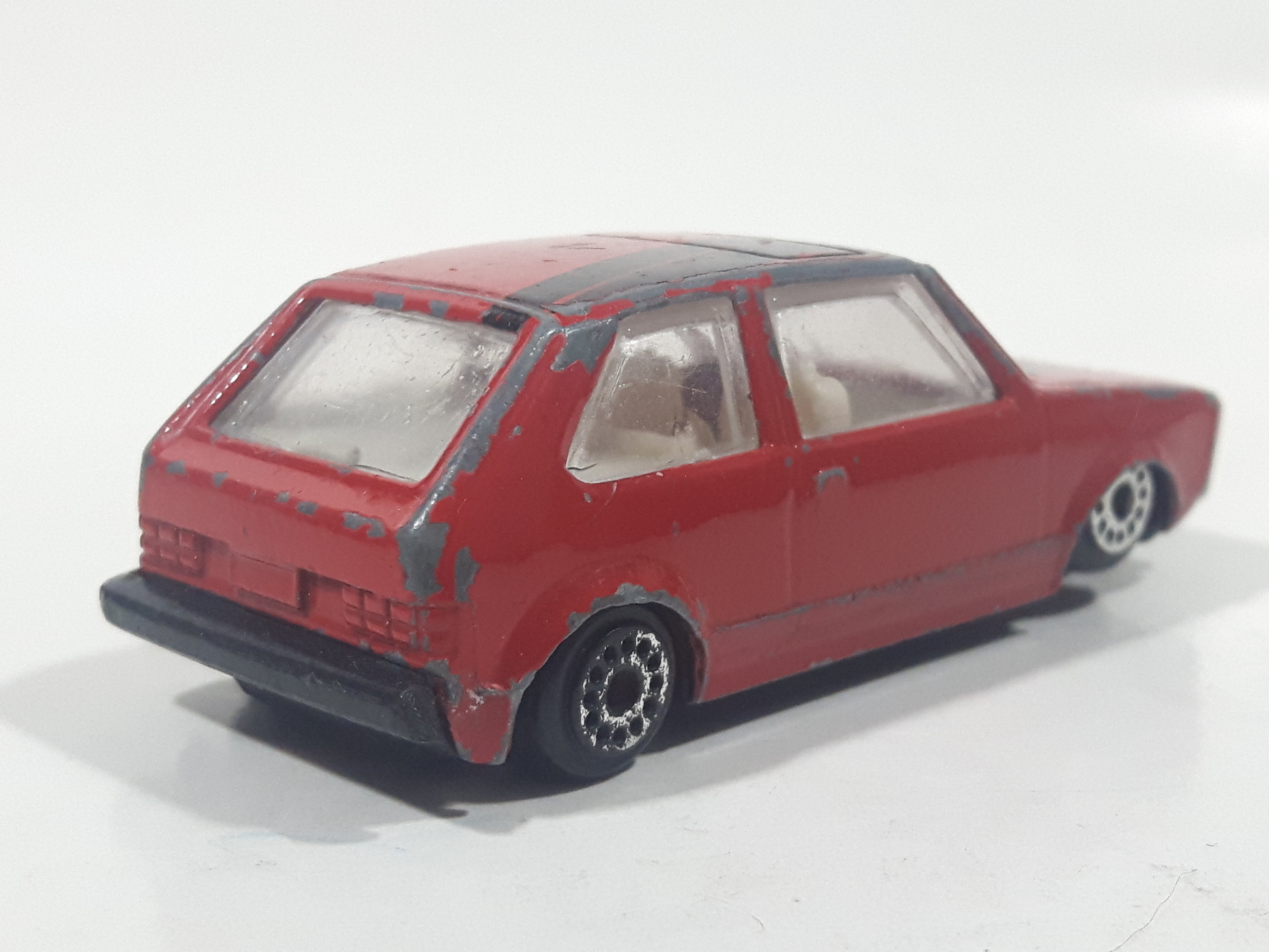 Rare Vintage Zee Toys Dyna Wheels D83 Volkswagen Golf GTI Red Die Cast Toy Car Vehicle 5