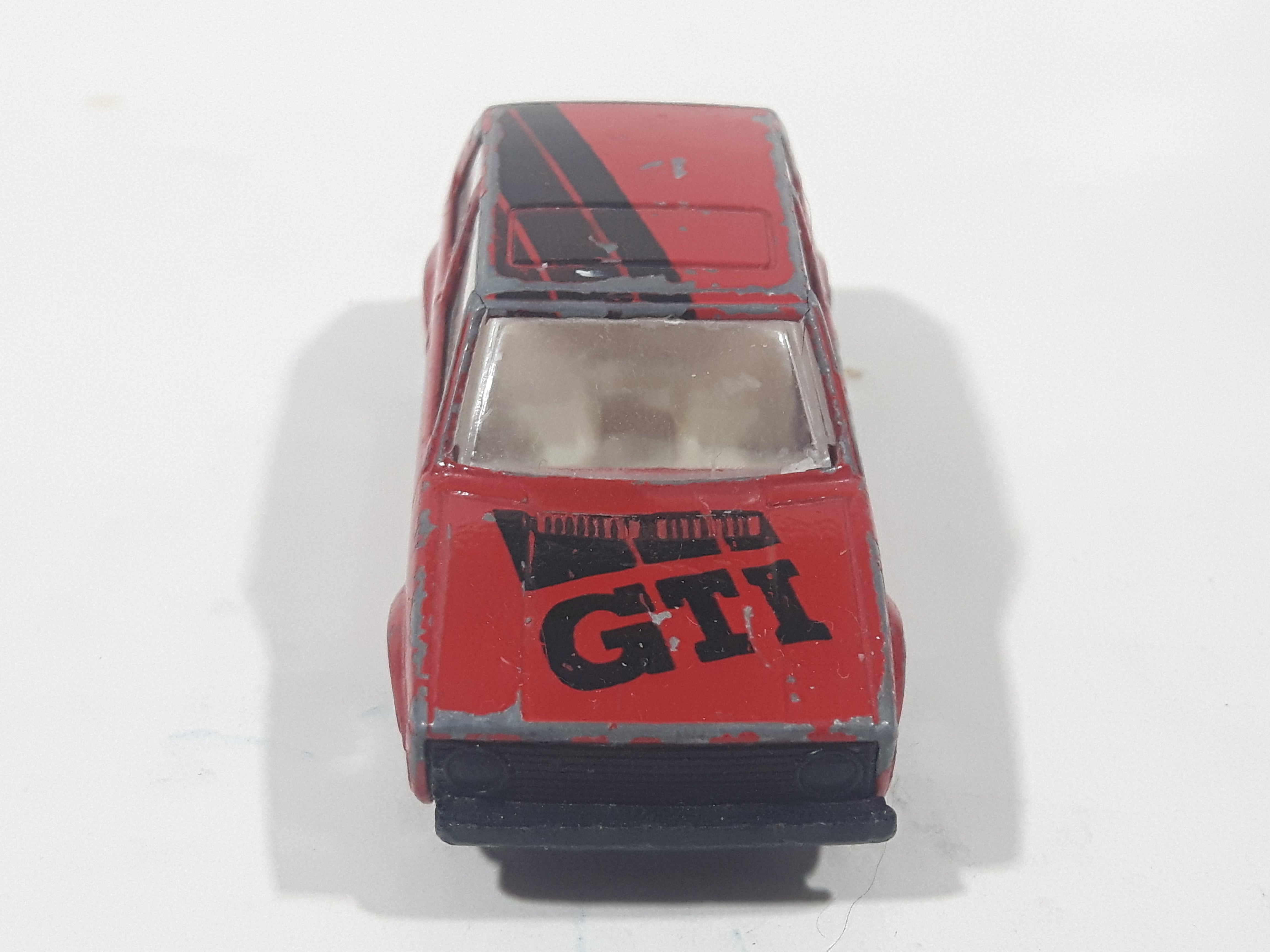 Rare Vintage Zee Toys Dyna Wheels D83 Volkswagen Golf GTI Red Die Cast Toy Car Vehicle 10