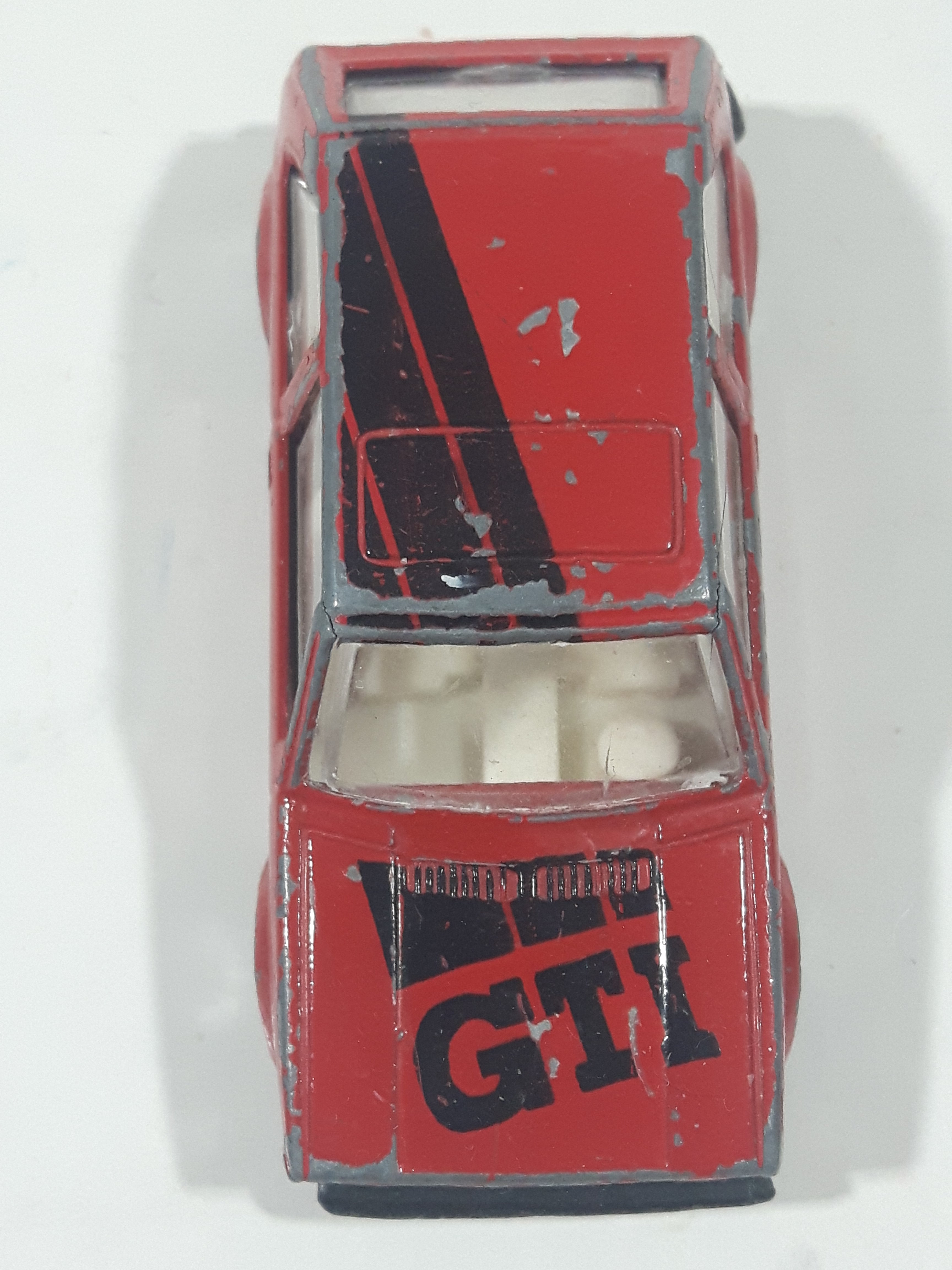 Rare Vintage Zee Toys Dyna Wheels D83 Volkswagen Golf GTI Red Die Cast Toy Car Vehicle 12