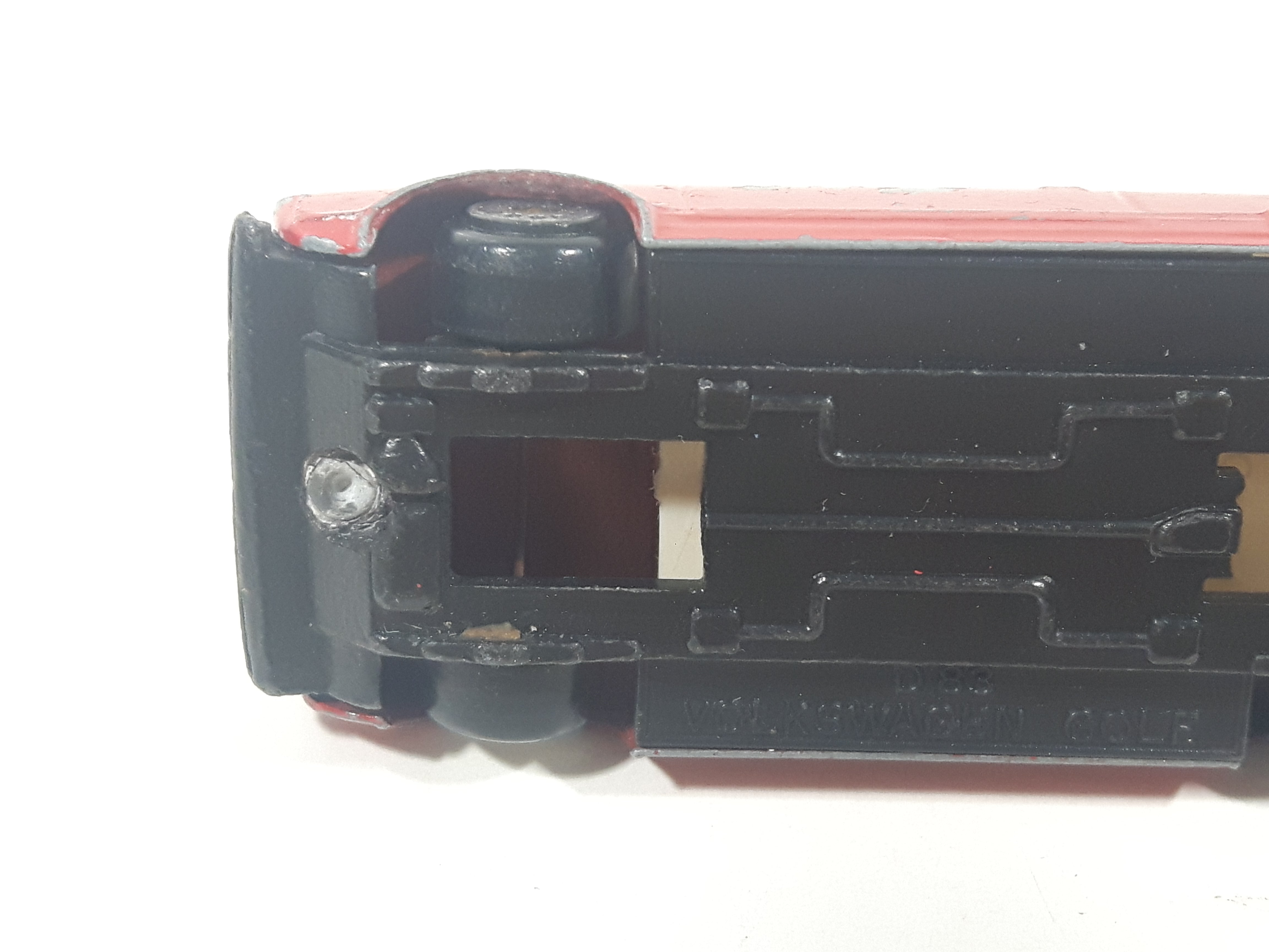 Rare Vintage Zee Toys Dyna Wheels D83 Volkswagen Golf GTI Red Die Cast Toy Car Vehicle 15