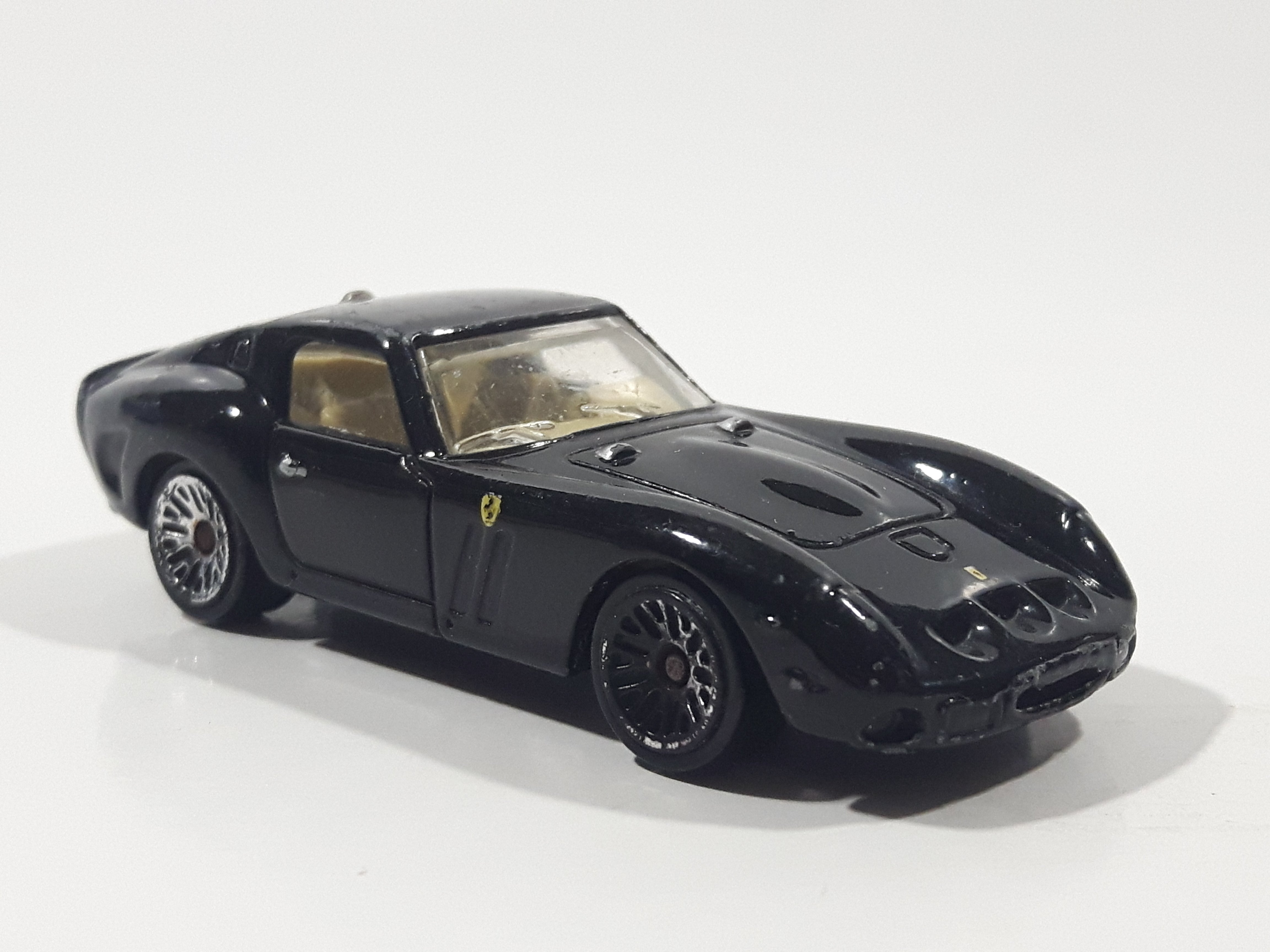 2009 Hot Wheels Ferrari 250 GTO Black Die Cast Toy Exotic Sports Car Vehicle 3