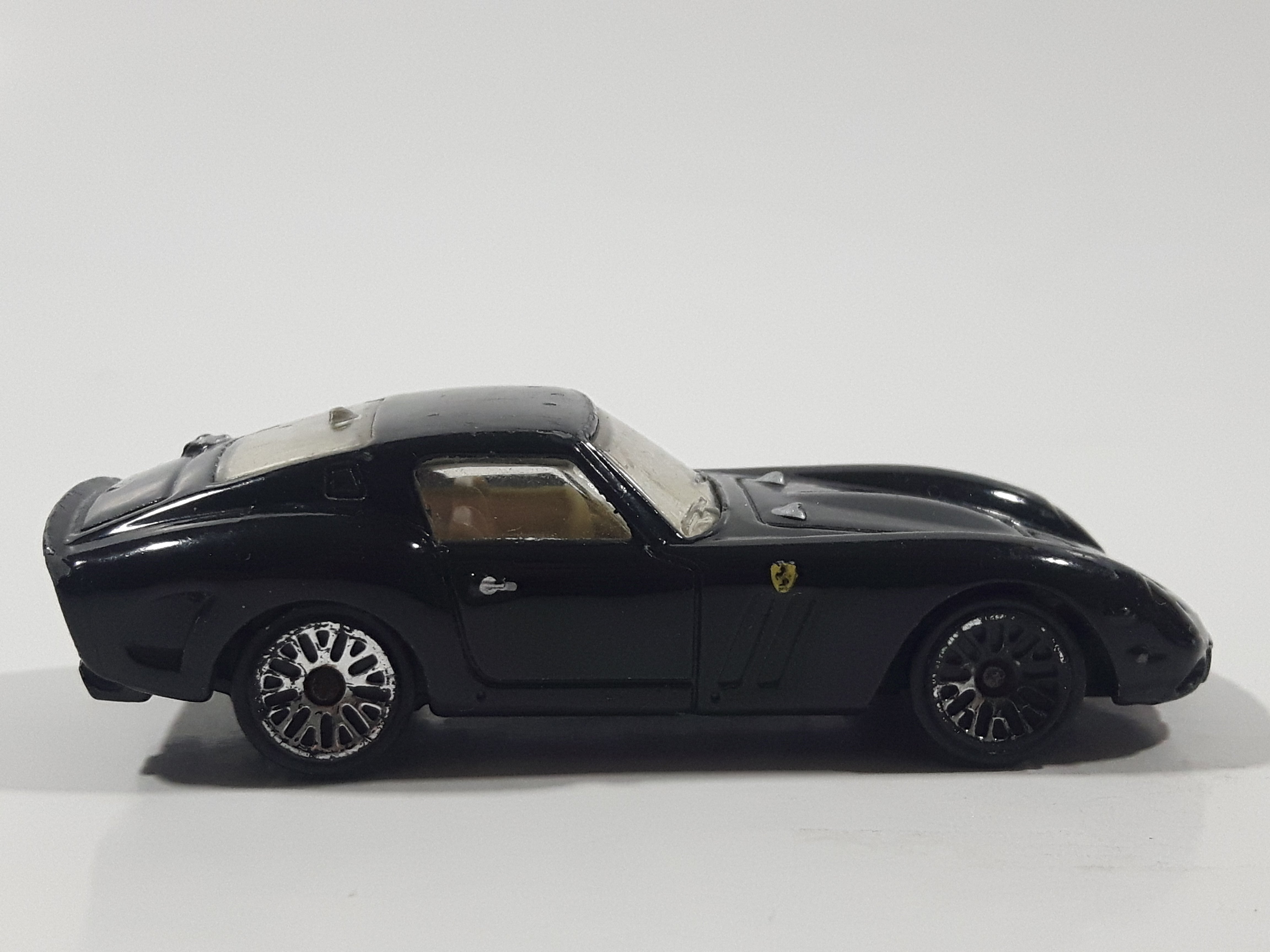 2009 Hot Wheels Ferrari 250 GTO Black Die Cast Toy Exotic Sports Car Vehicle 4