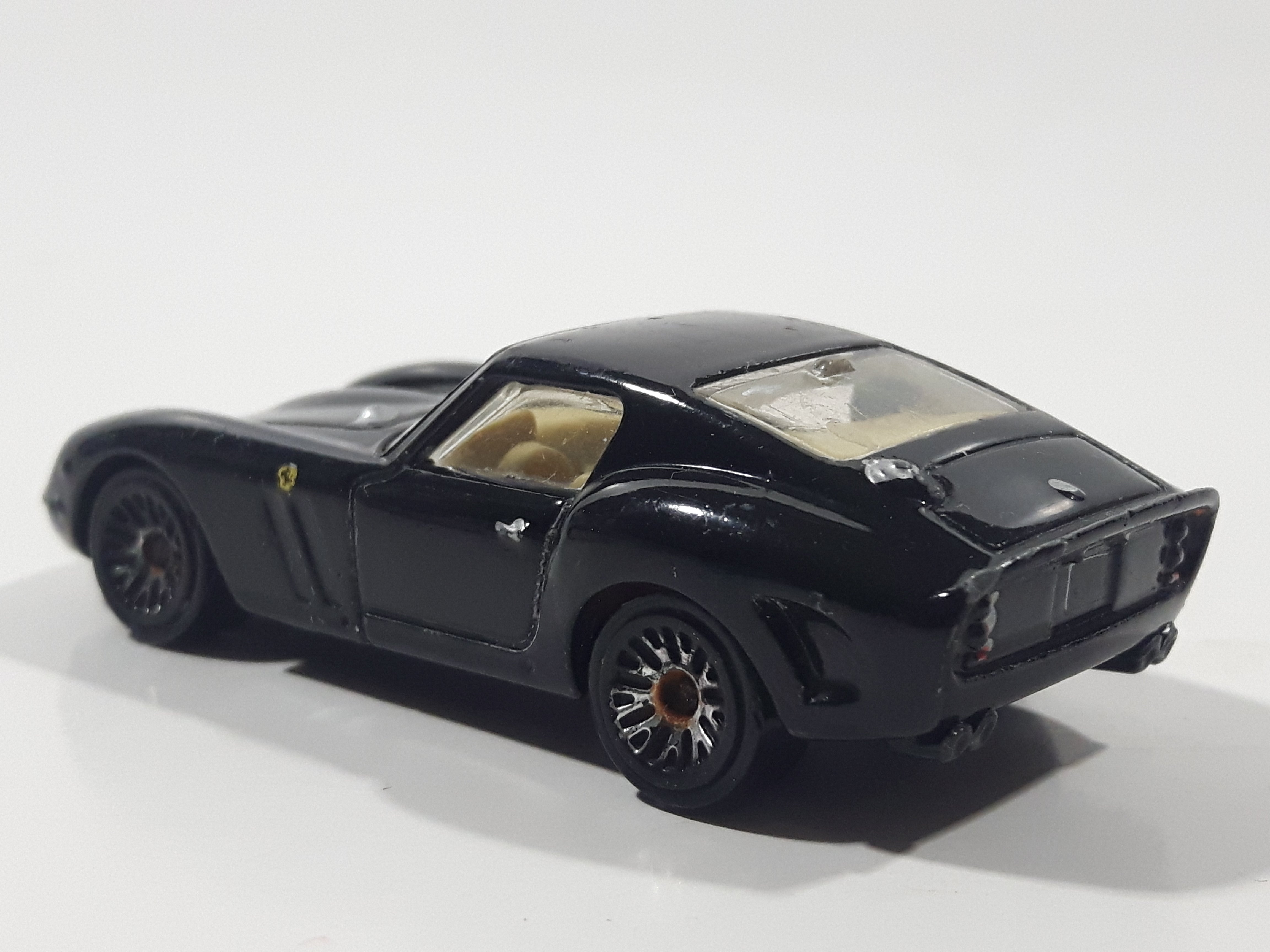 2009 Hot Wheels Ferrari 250 GTO Black Die Cast Toy Exotic Sports Car Vehicle 7