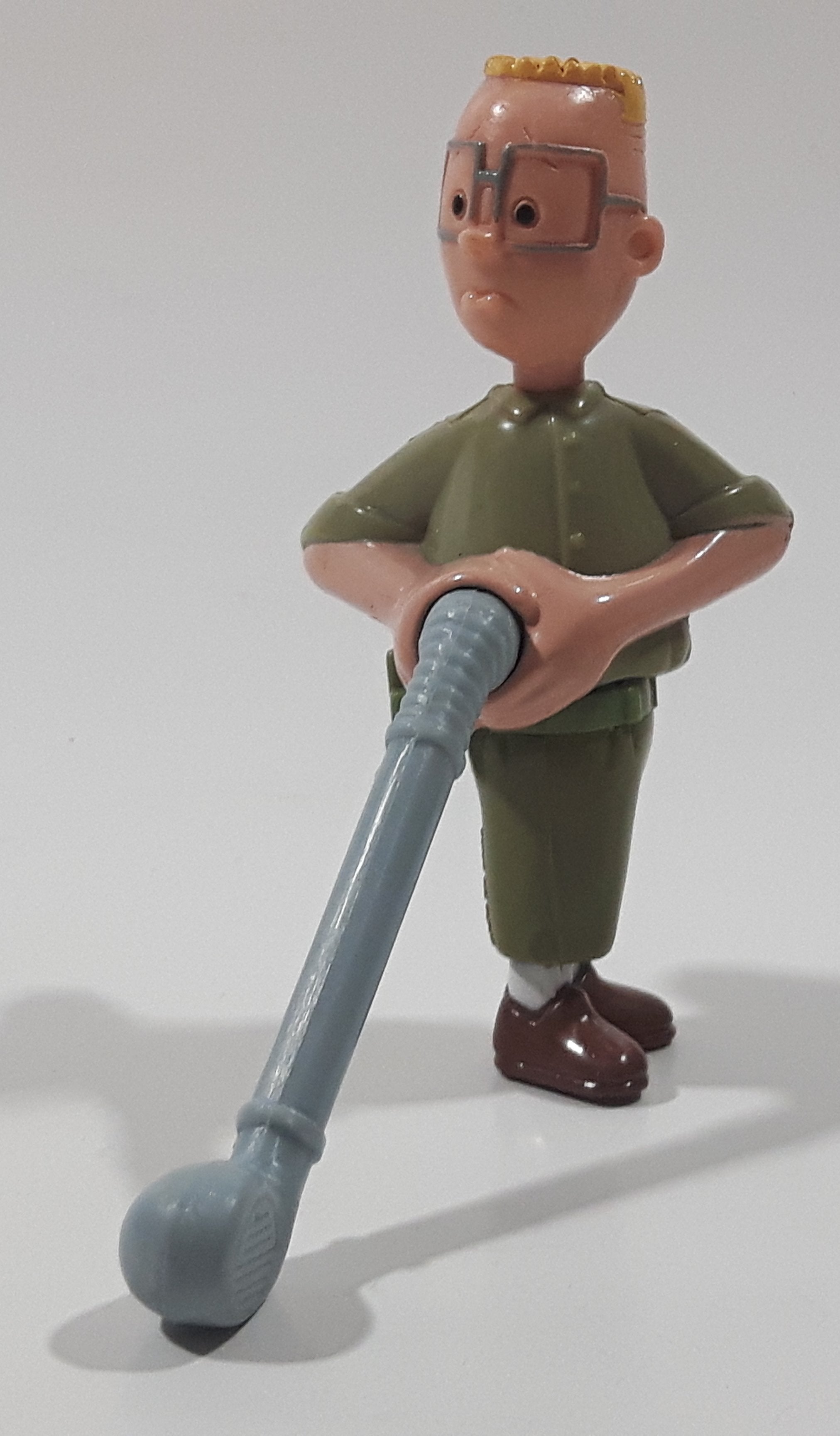 1999 McDonald's Disney Recess Gus with Golf Club 3 1/4" Tall Toy Figure