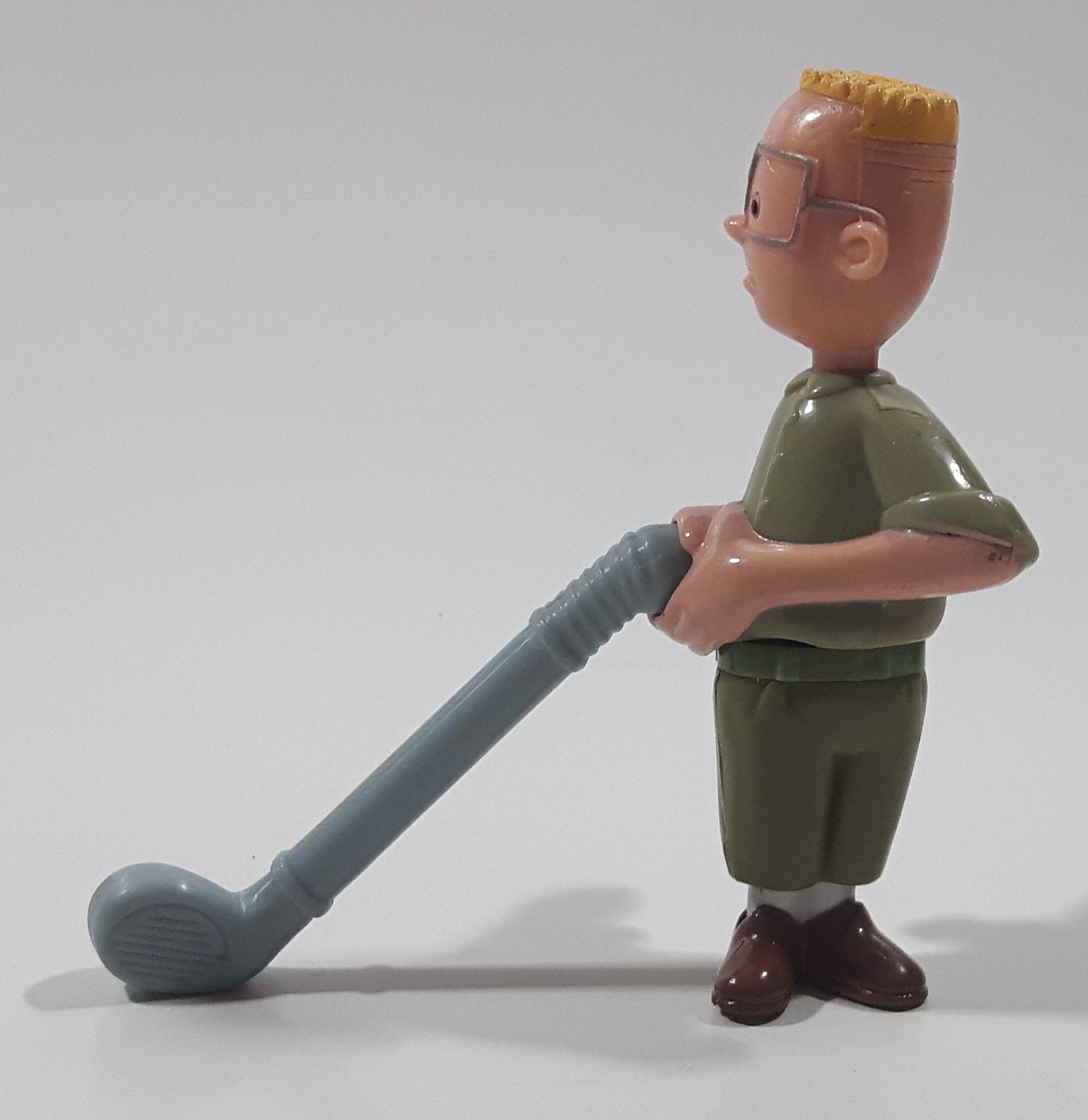1999 McDonald's Disney Recess Gus with Golf Club 3 1/4" Tall Toy Figure 2