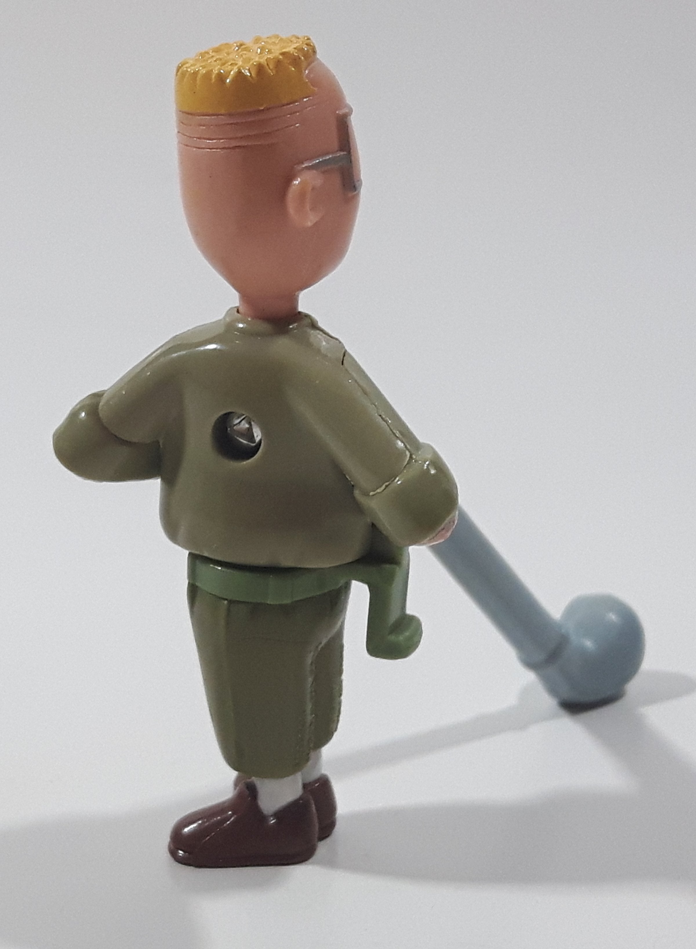 1999 McDonald's Disney Recess Gus with Golf Club 3 1/4" Tall Toy Figure 5