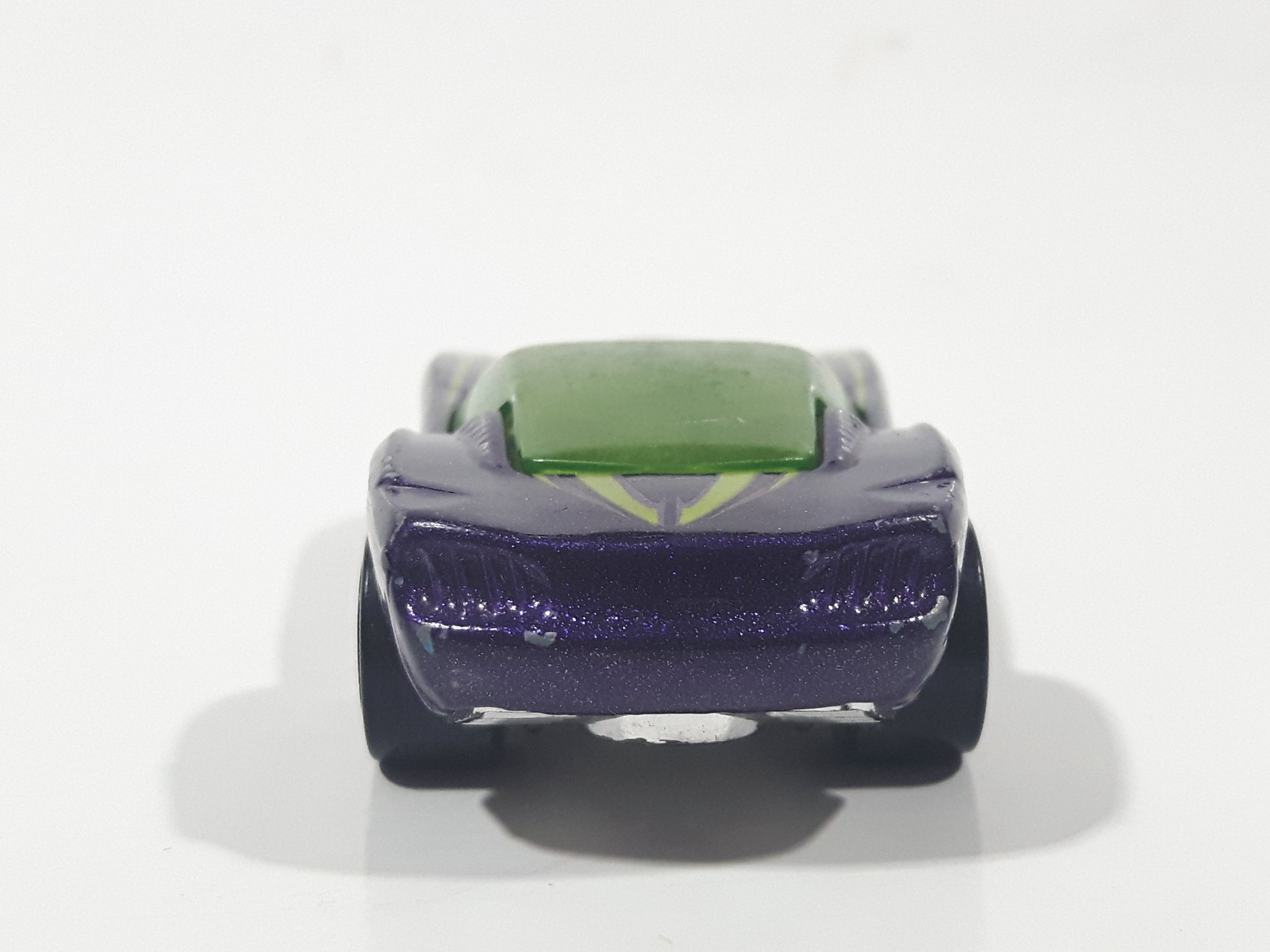 2009 Hot Wheels HW Designs Pony-Up Metallic Purple Die Cast Toy Car Vehicle 6