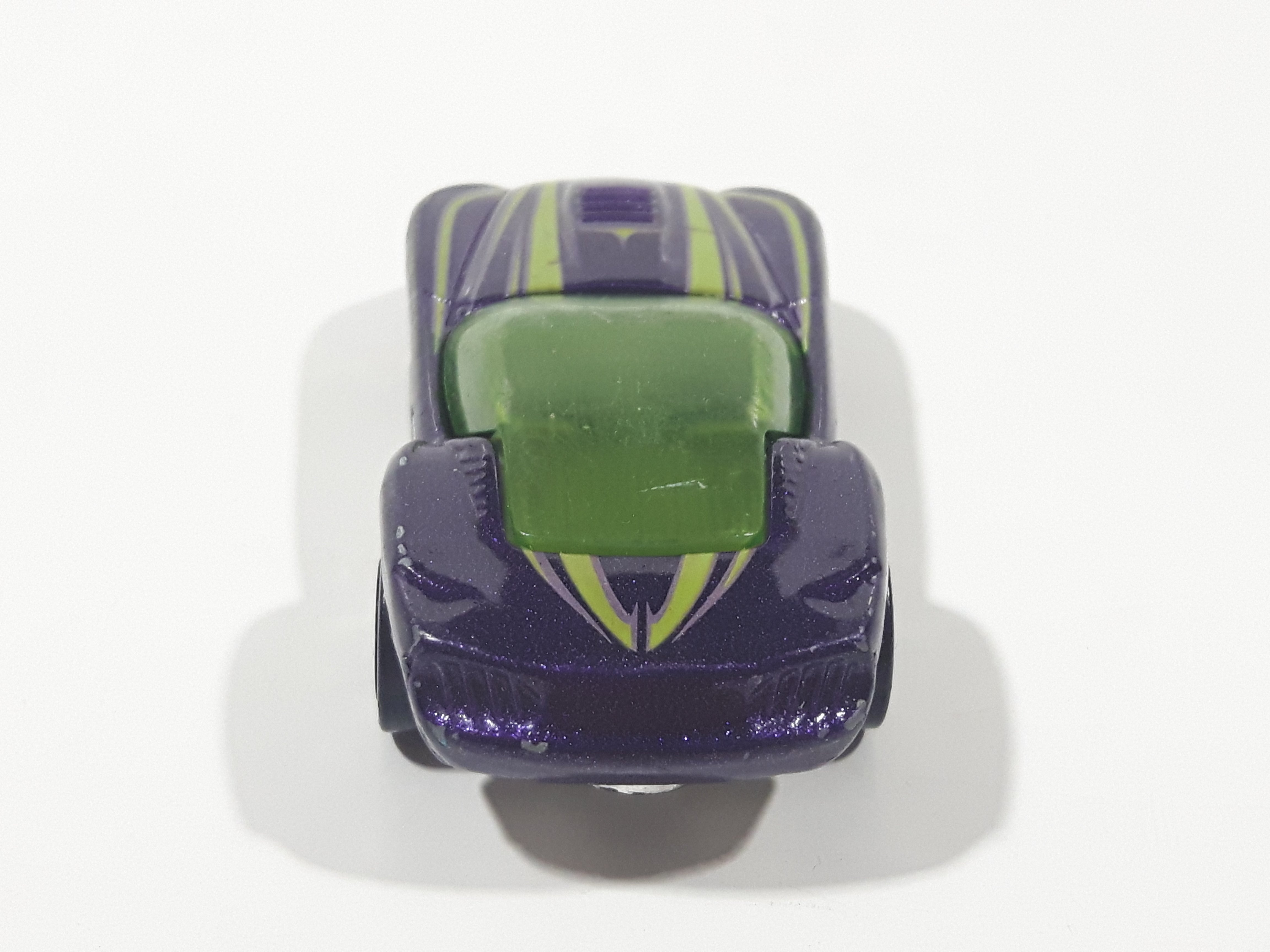 2009 Hot Wheels HW Designs Pony-Up Metallic Purple Die Cast Toy Car Vehicle 11