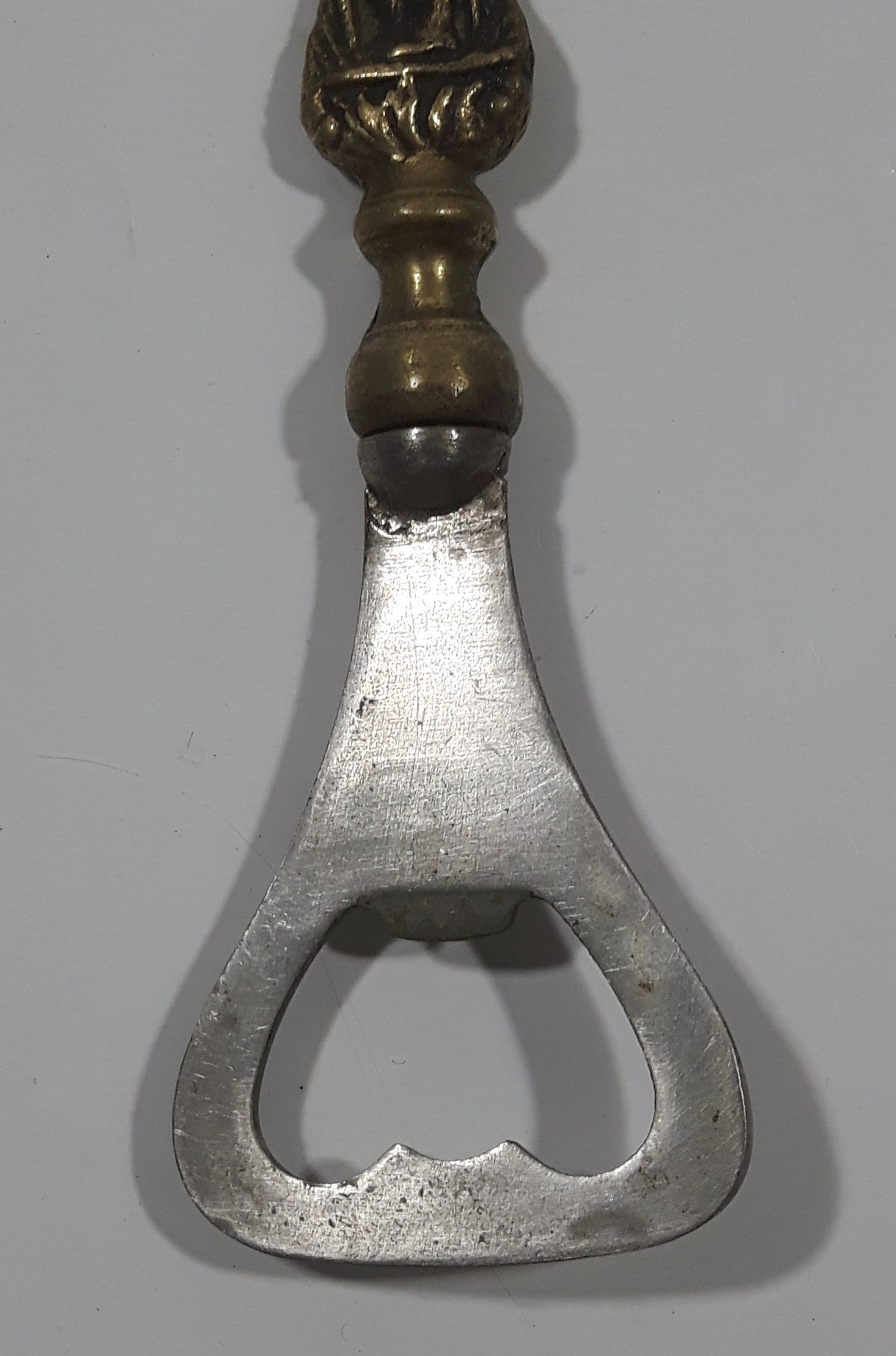 Antique Peerage Man Figural Brass Metal Bottle Opener Made in England Pat No. 466444 Pat No. 812222 3