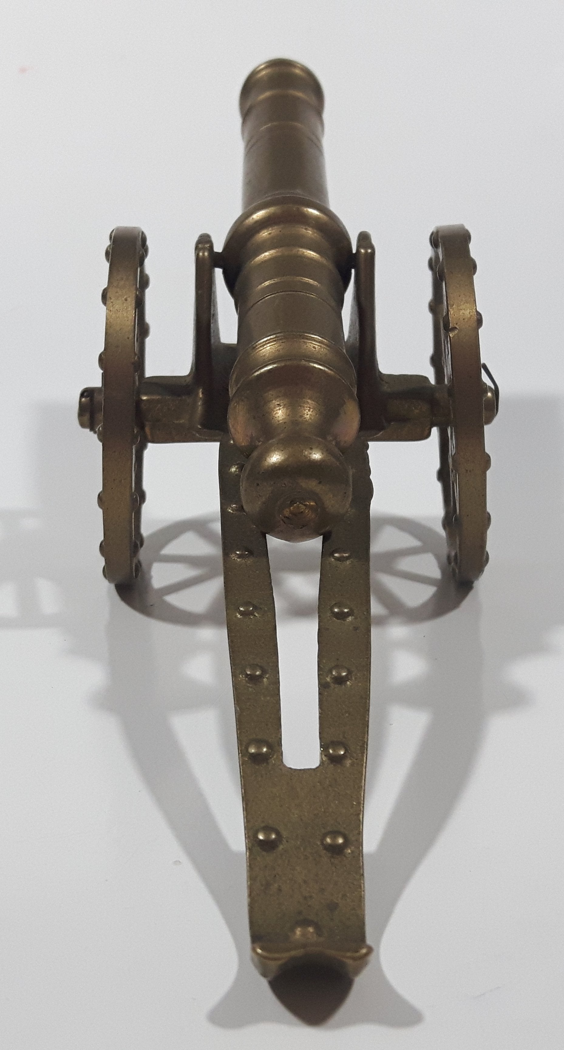 Vintage Civil War Style Field Cannon 9" Long Brass Model 8