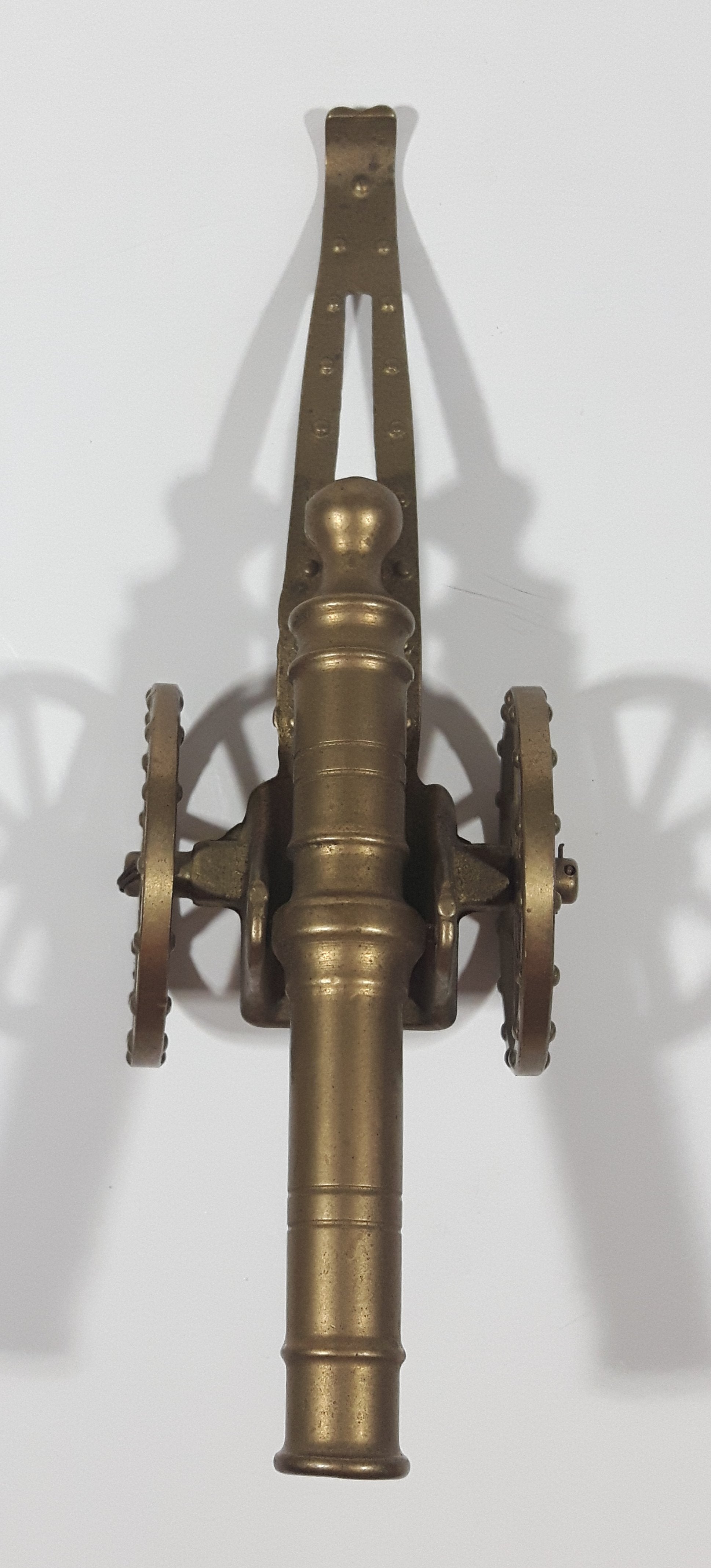 Vintage Civil War Style Field Cannon 9" Long Brass Model 10