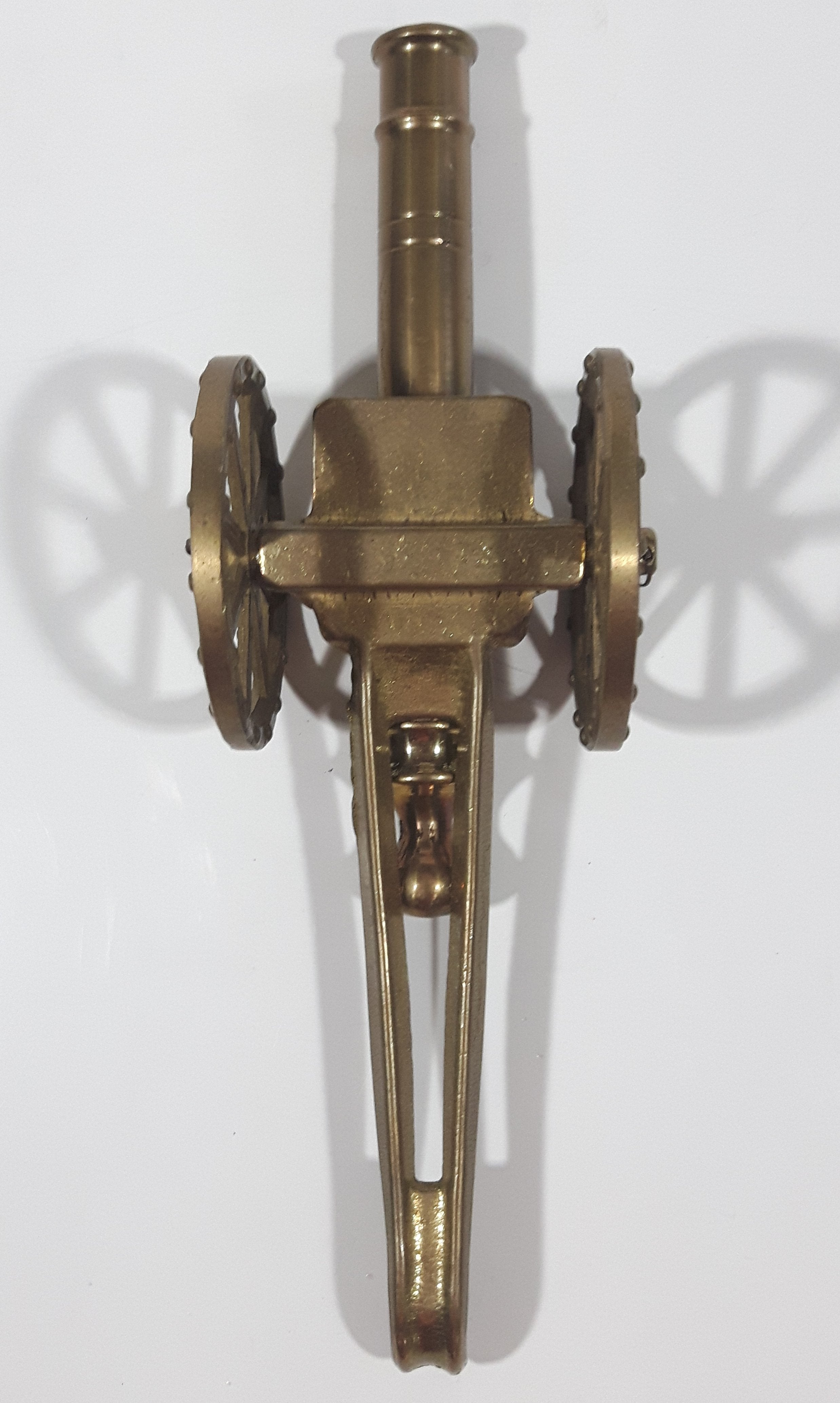 Vintage Civil War Style Field Cannon 9" Long Brass Model 11